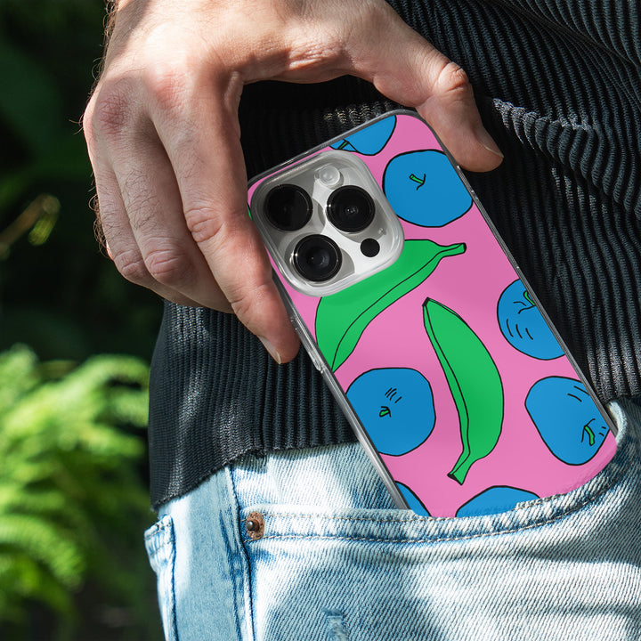 Pink Apples & Bananas  Phone Cover