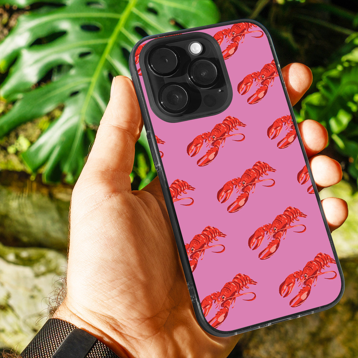 Pink Lobster Phone Cover