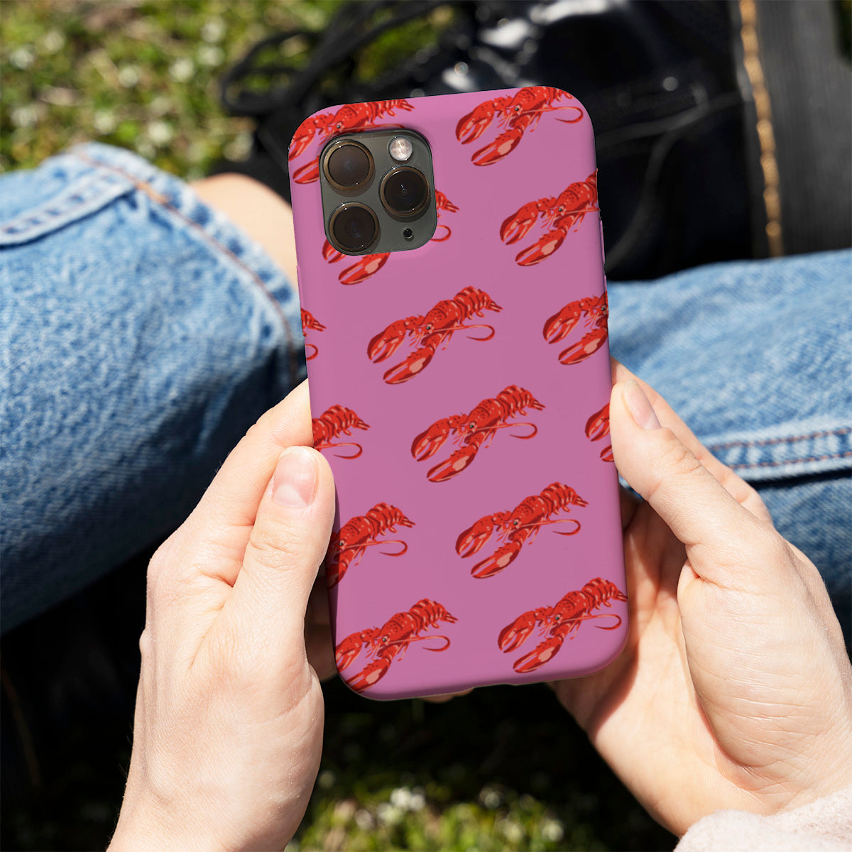 Pink Lobster Phone Cover