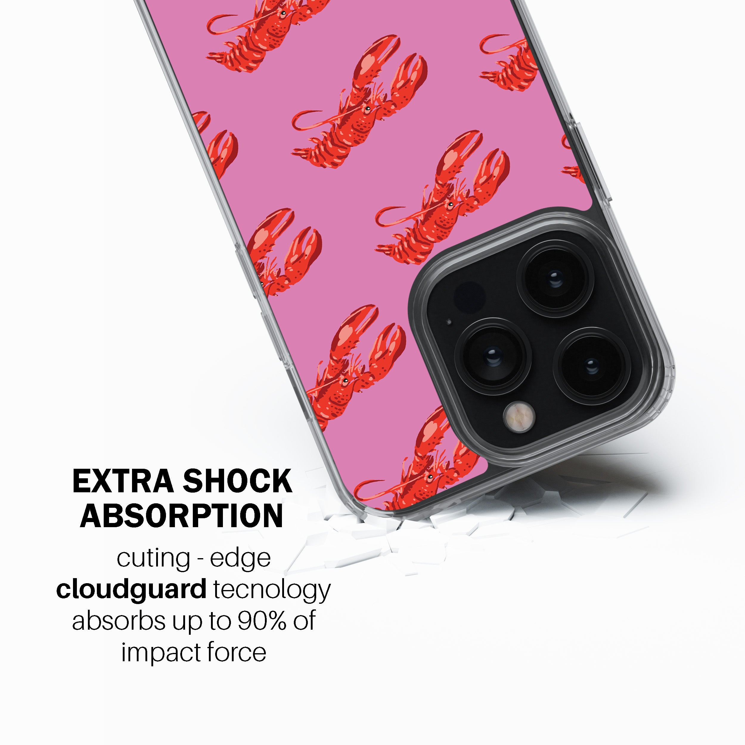 Pink Lobster Phone Cover