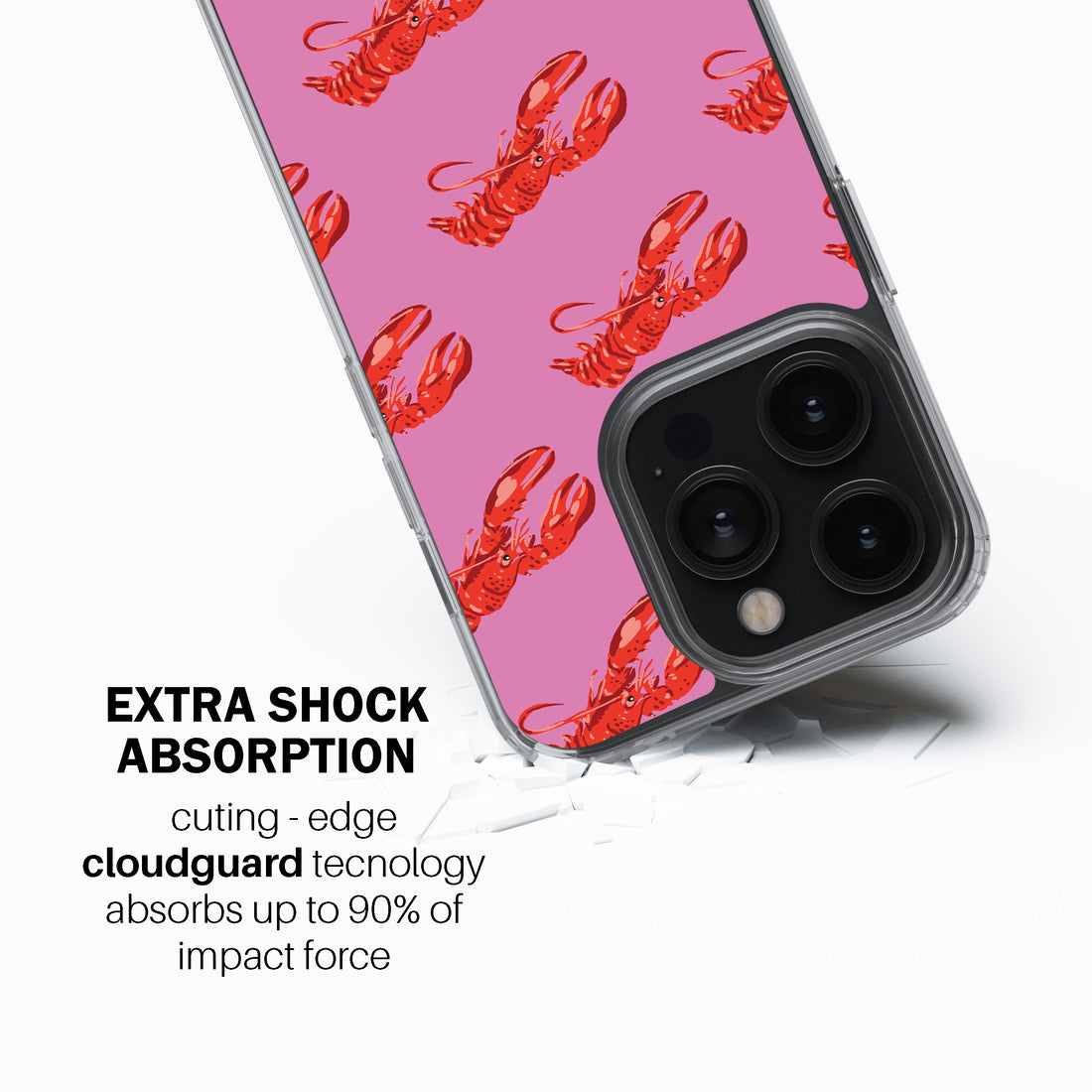Pink Lobster Phone Cover