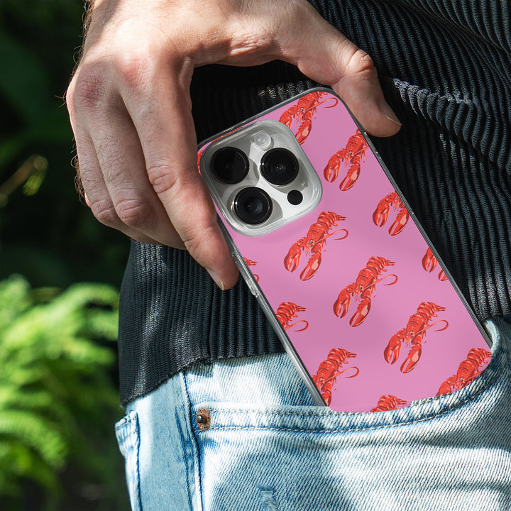 Pink Lobster Phone Cover