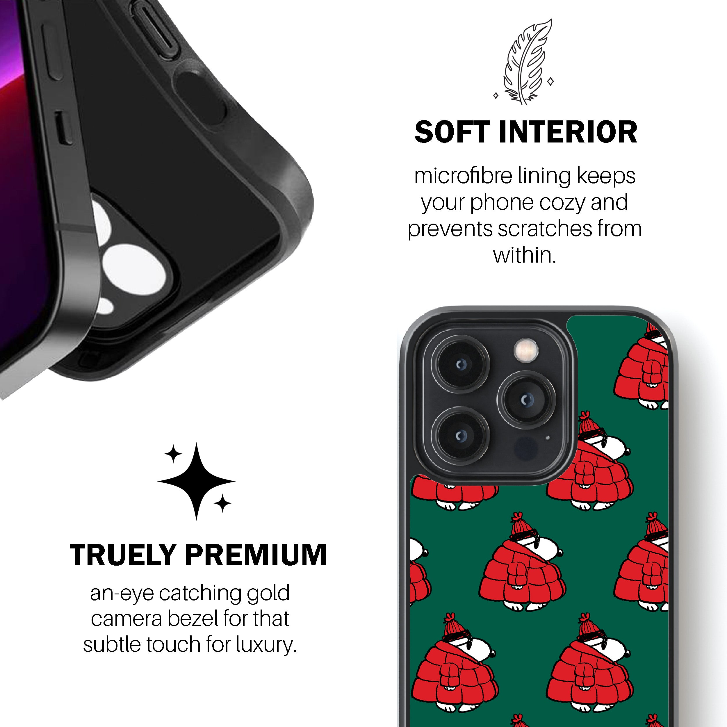 Puffer Snoopy Red  Phone Cover