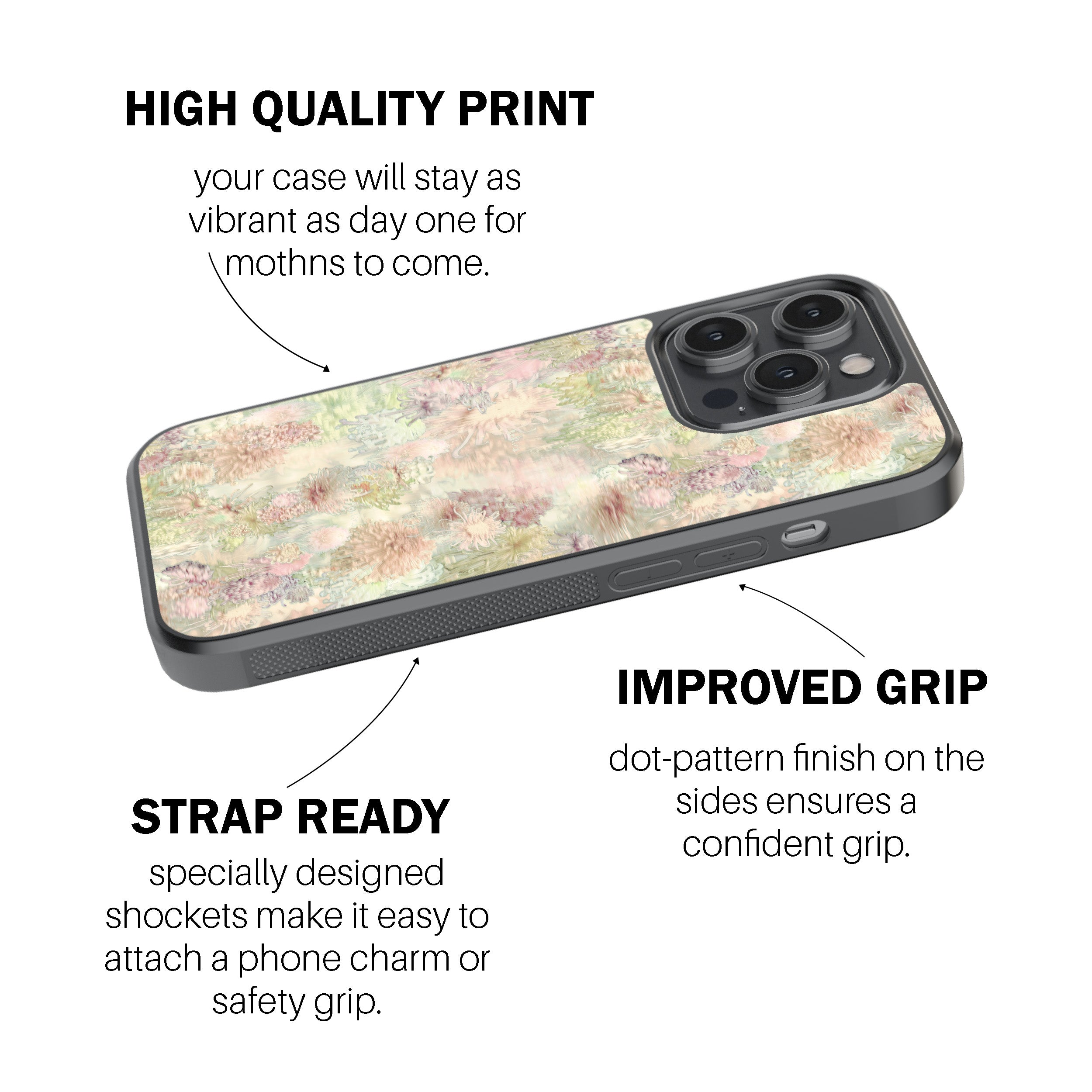 Cream Chrysanthemum  Phone Cover