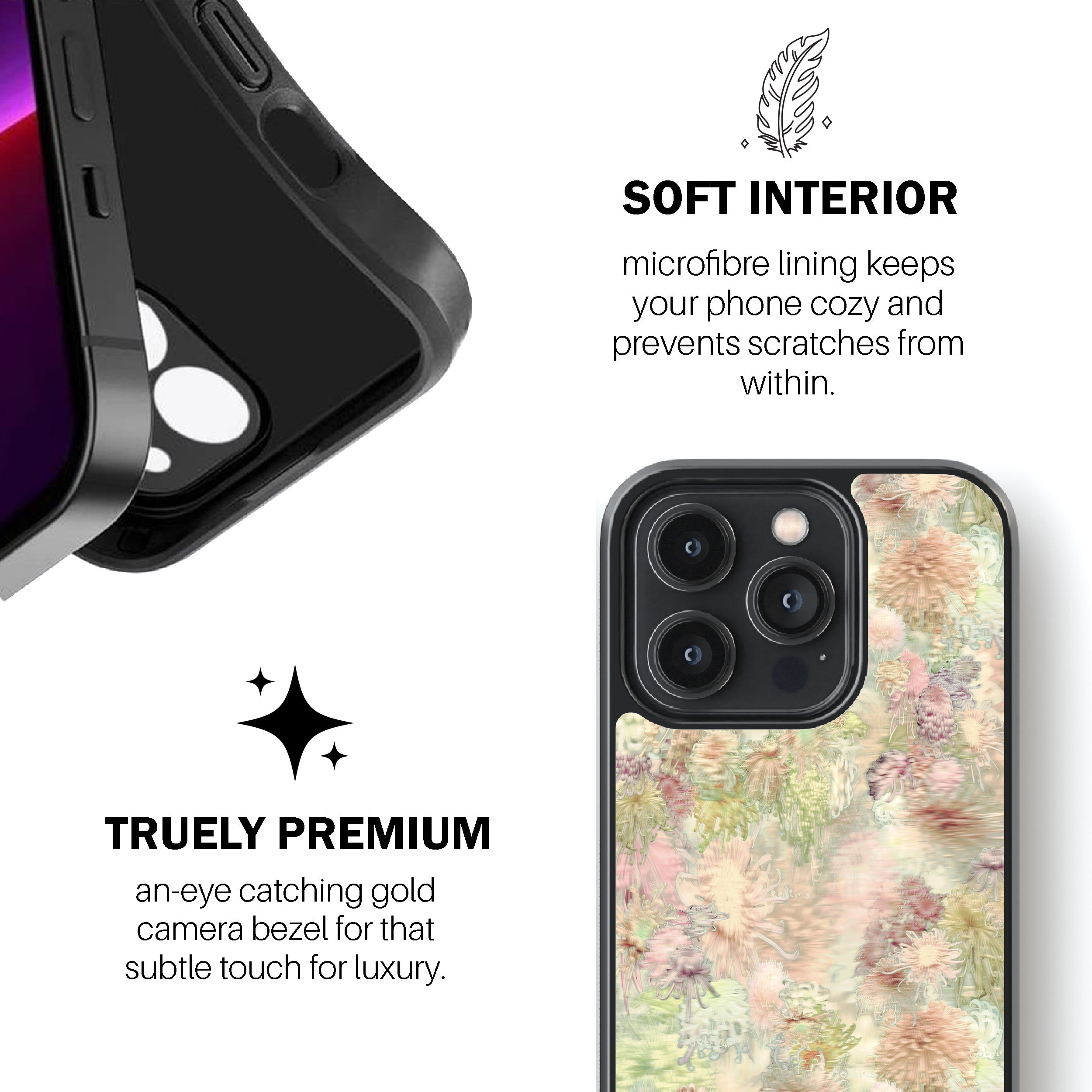 Cream Chrysanthemum  Phone Cover