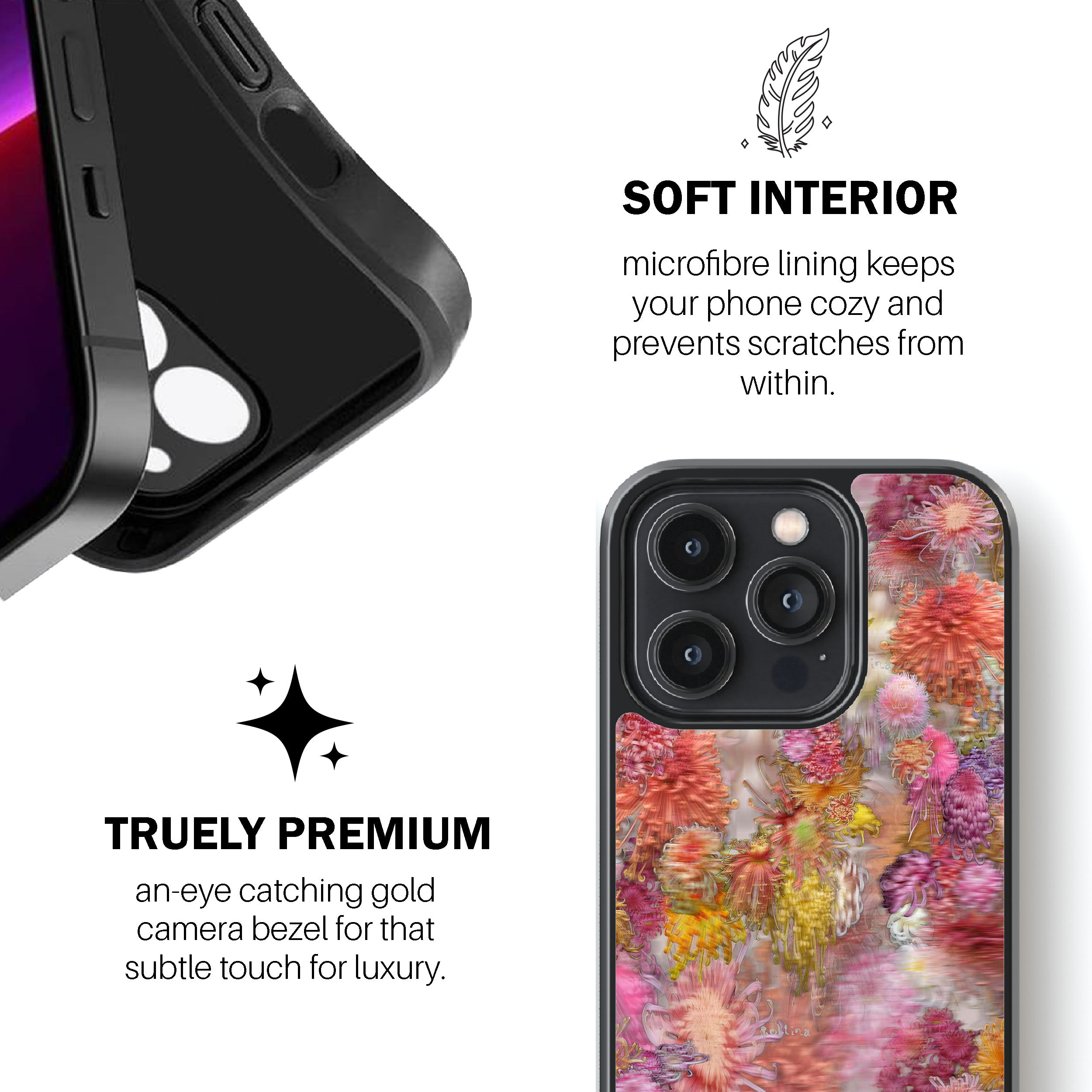 Berry Chrysanthemum  Phone Cover