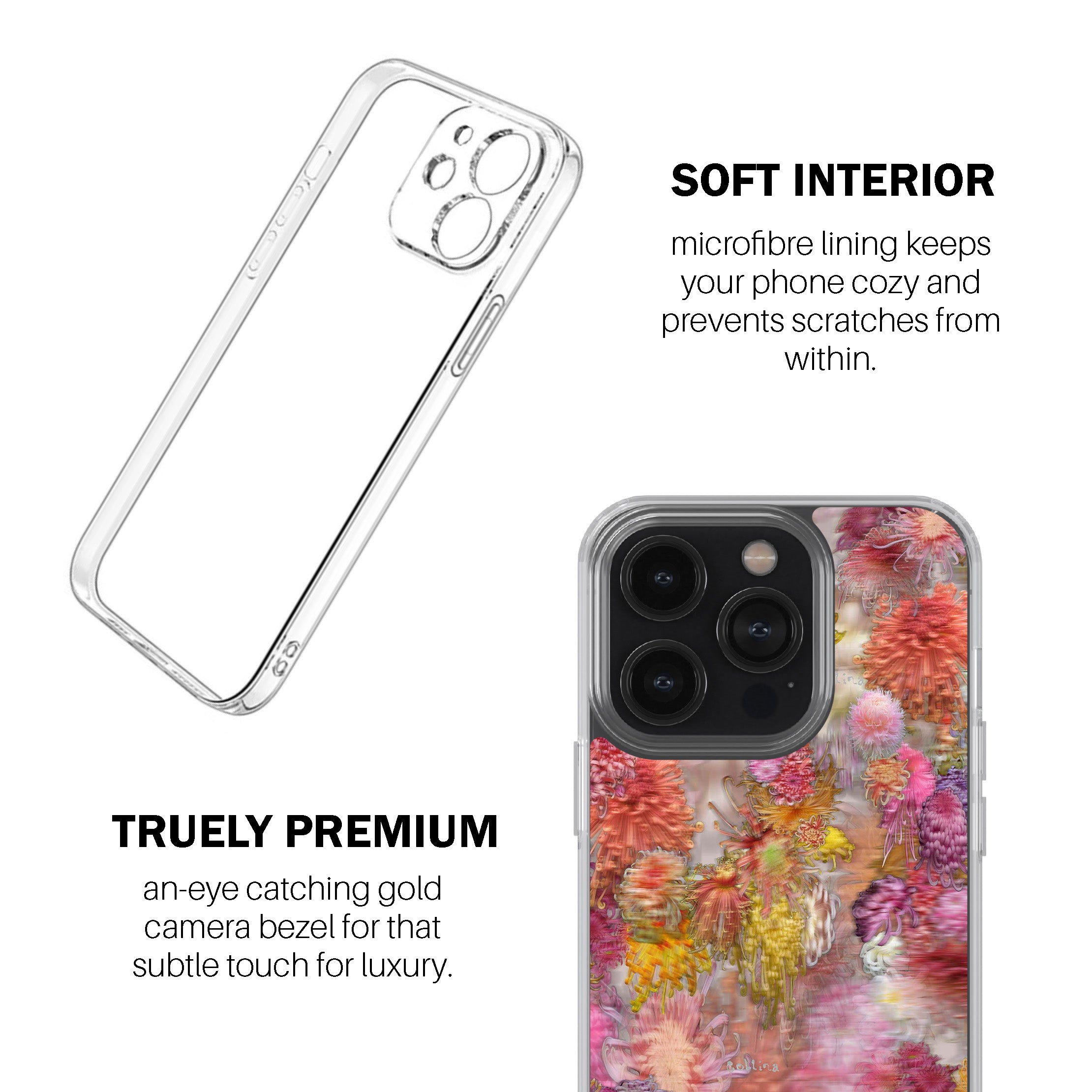 Berry Chrysanthemum  Phone Cover