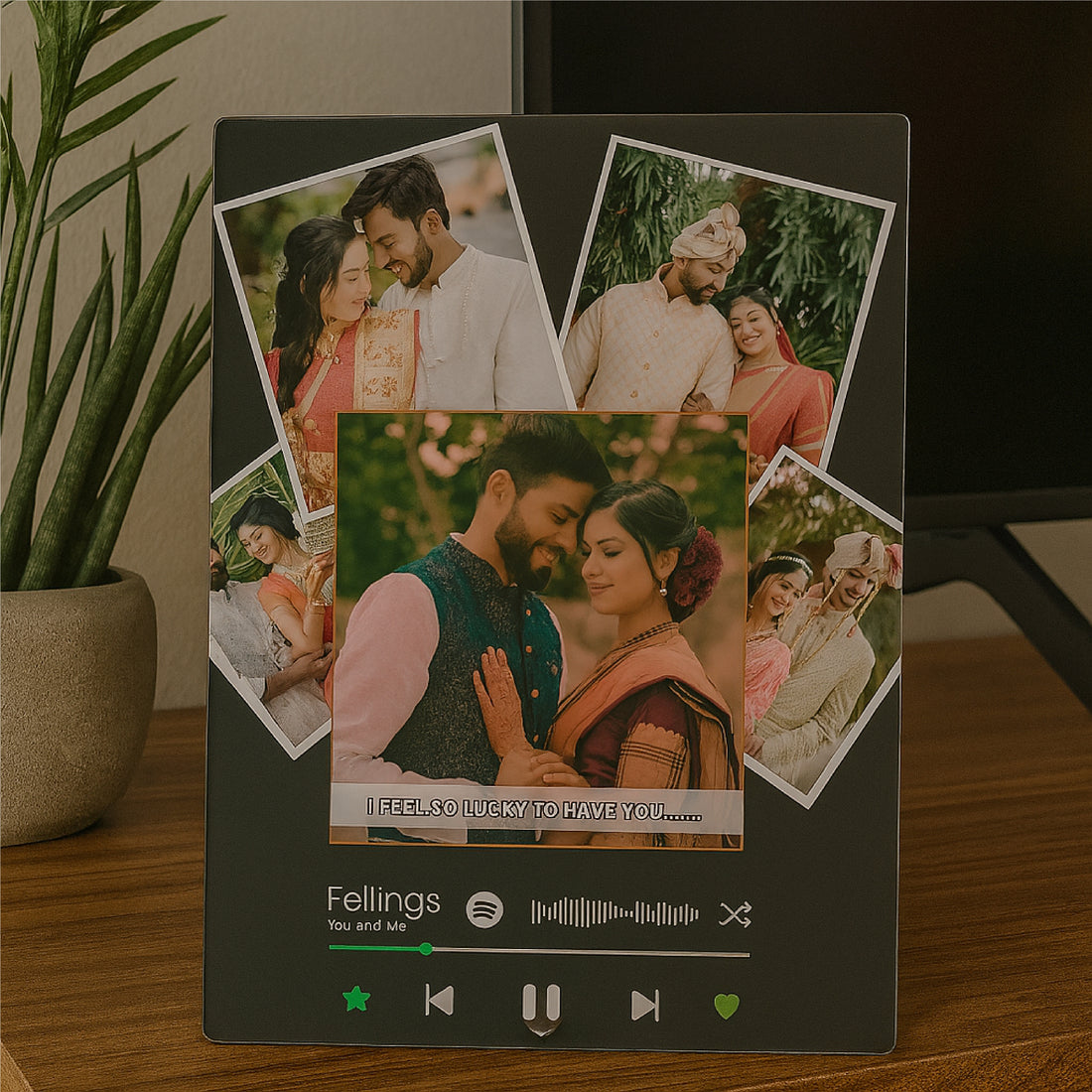 Spotify Song Grid Cutout Highlight Acrylic Collage Frame