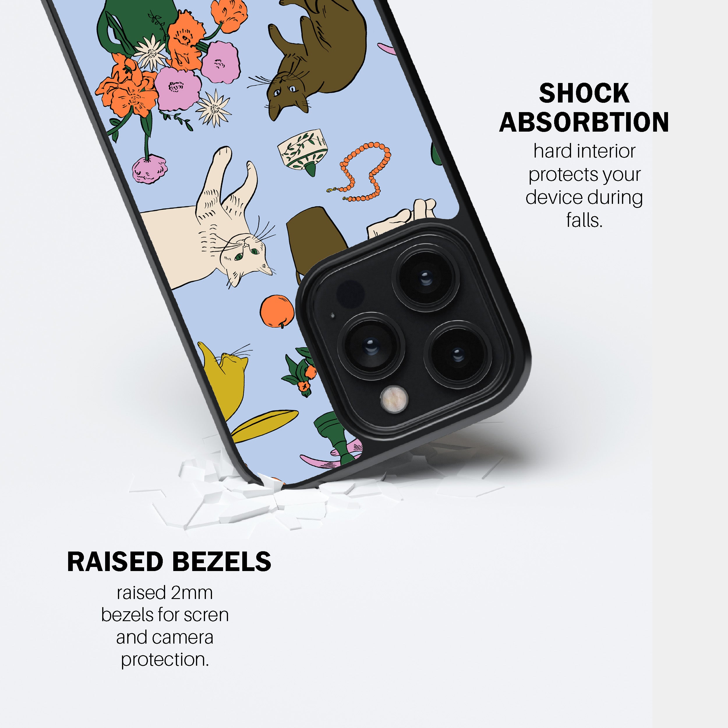 Table Cats  Phone Cover