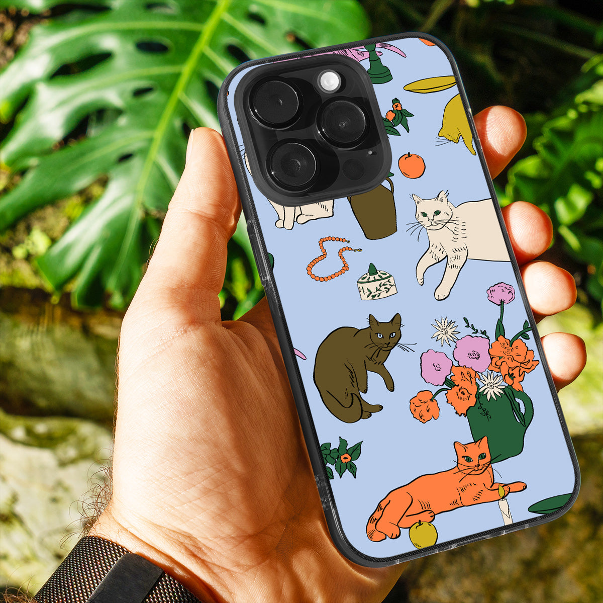 Table Cats  Phone Cover