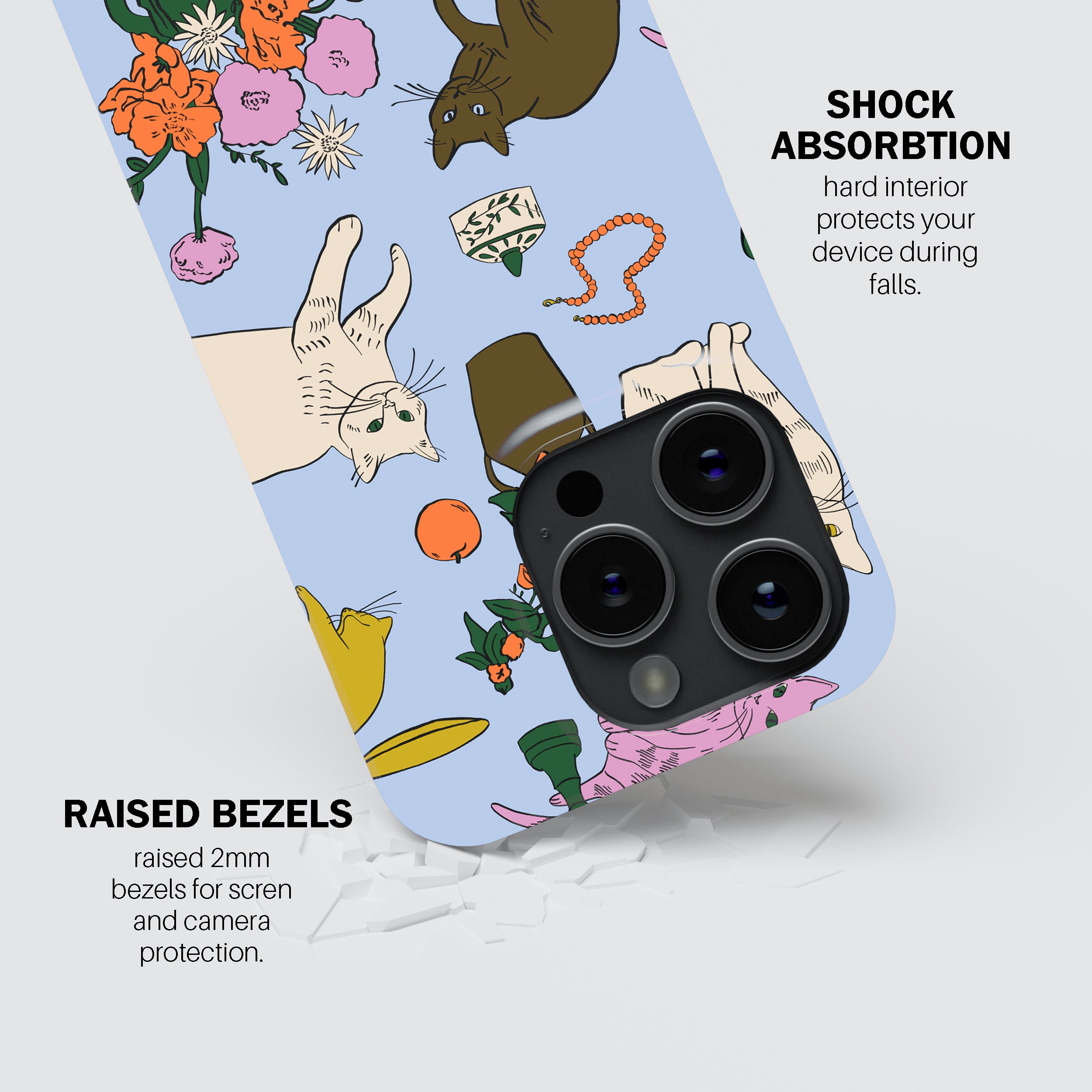 Table Cats  Phone Cover