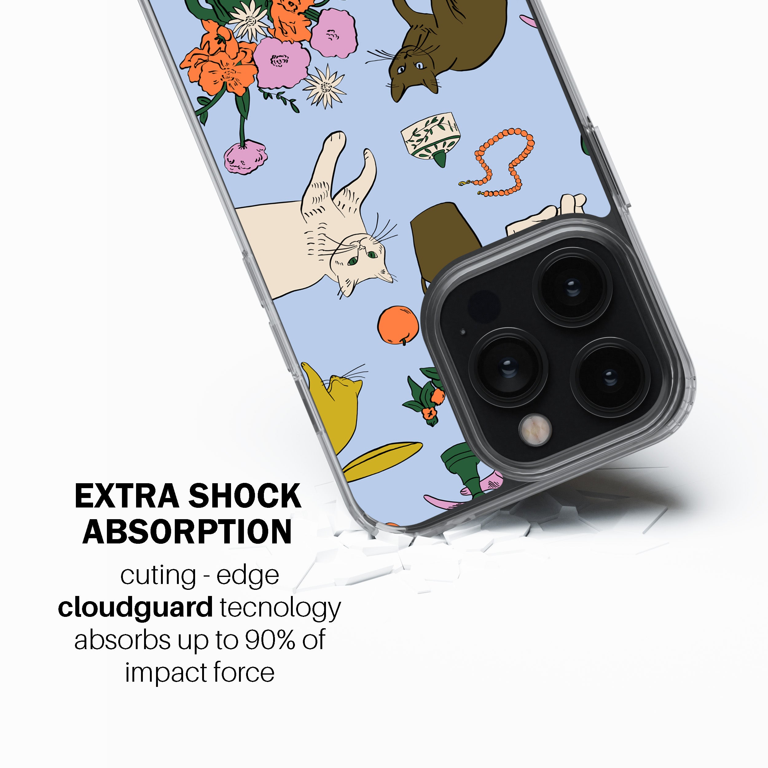 Table Cats  Phone Cover