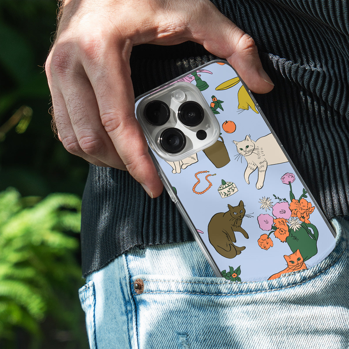 Table Cats  Phone Cover