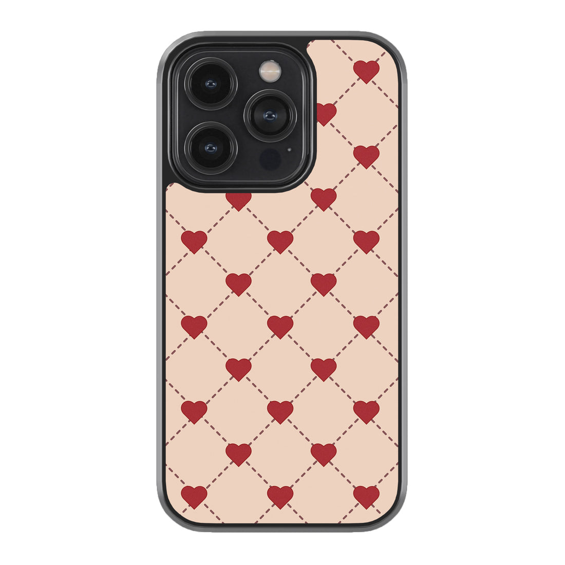 Vintage Red Pattern Phone Cover