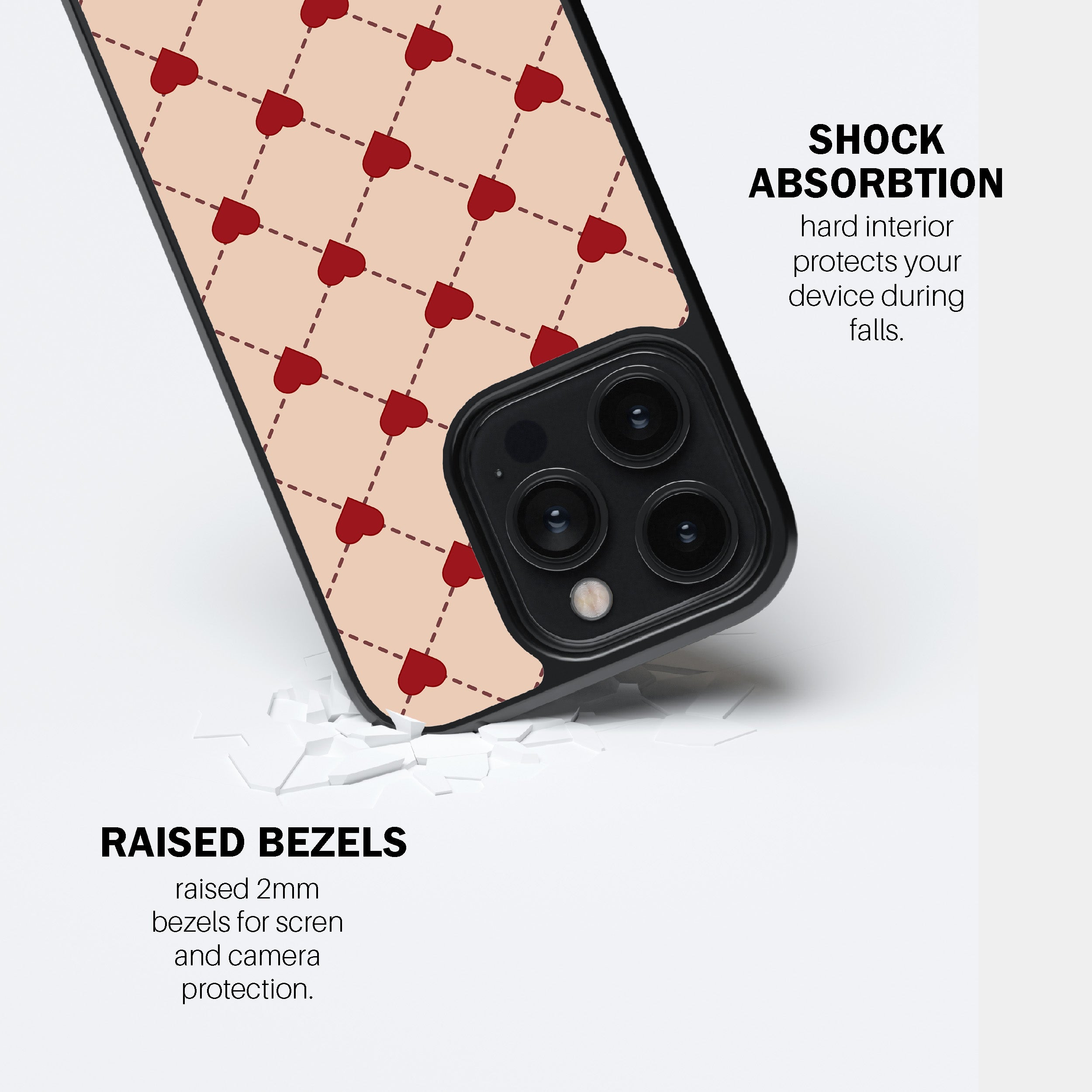 Vintage Red Pattern Phone Cover