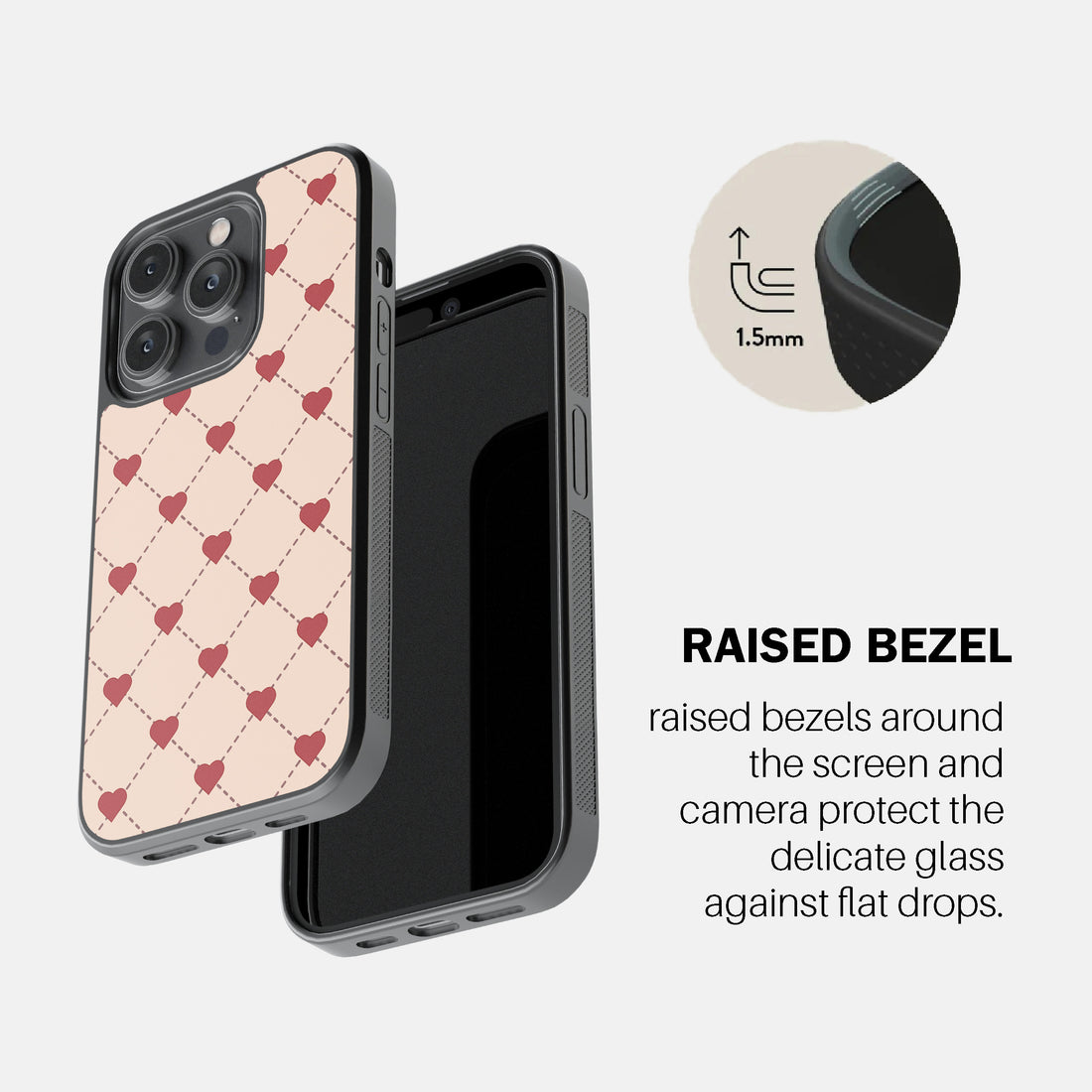 Vintage Red Pattern Phone Cover