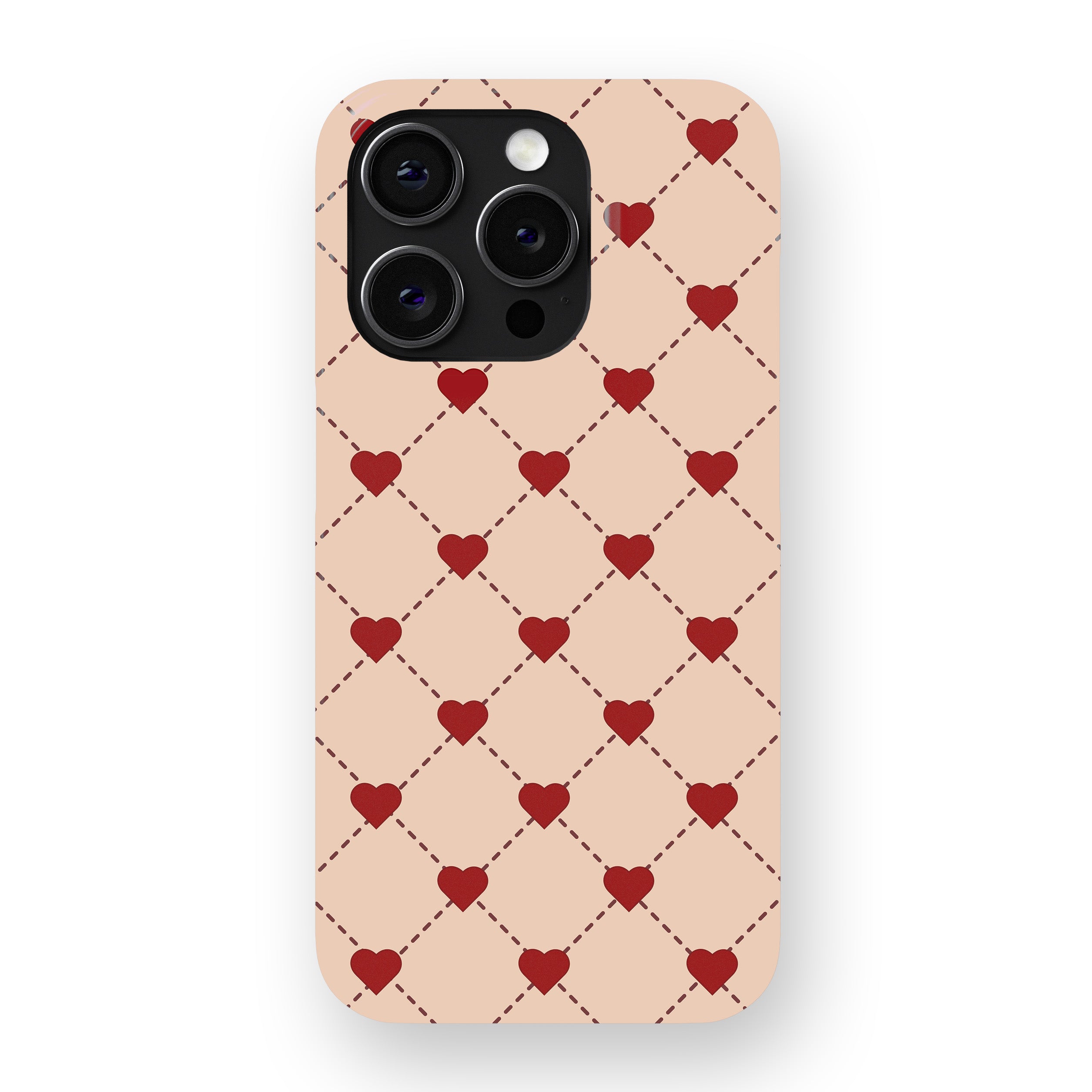 Vintage Red Pattern Phone Cover