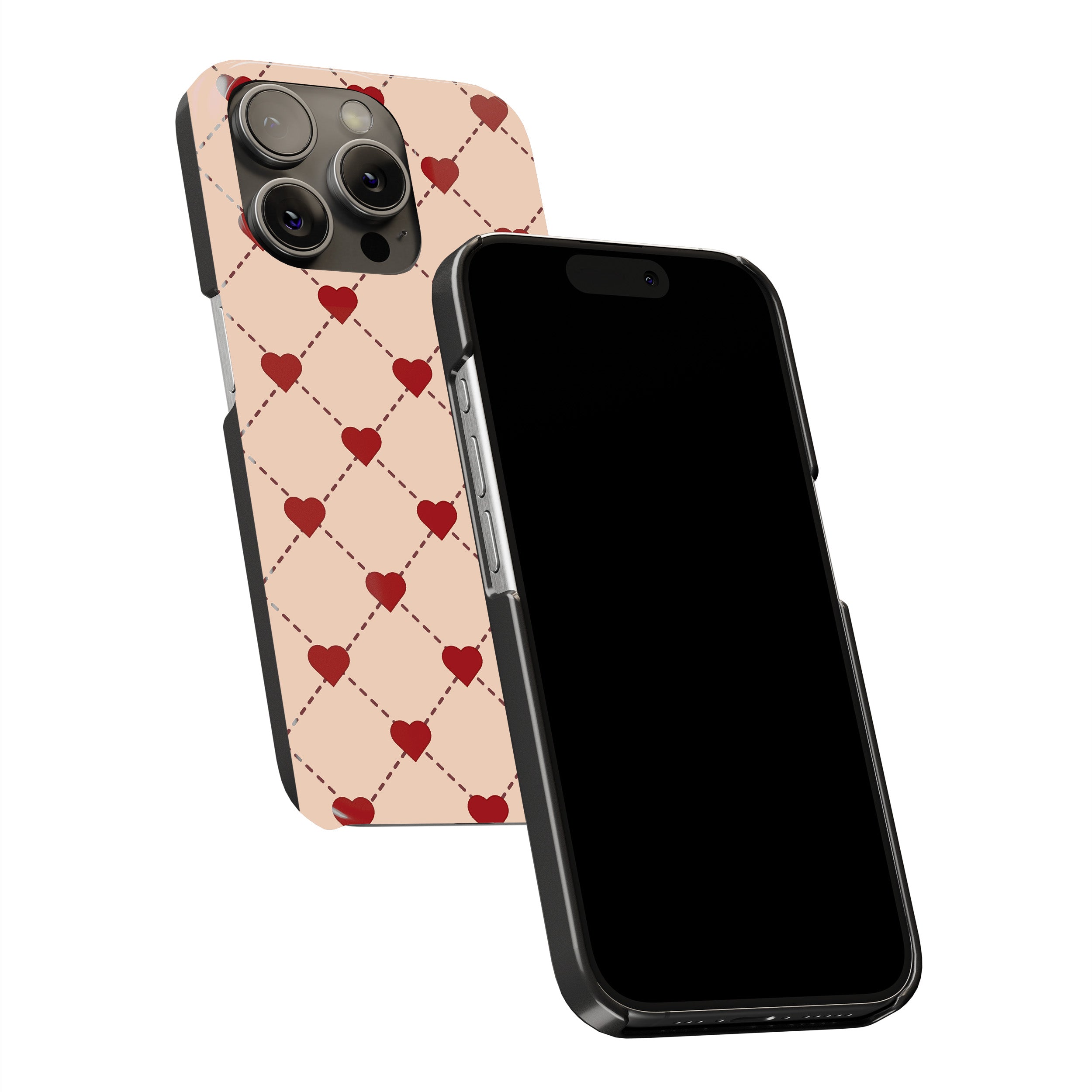 Vintage Red Pattern Phone Cover