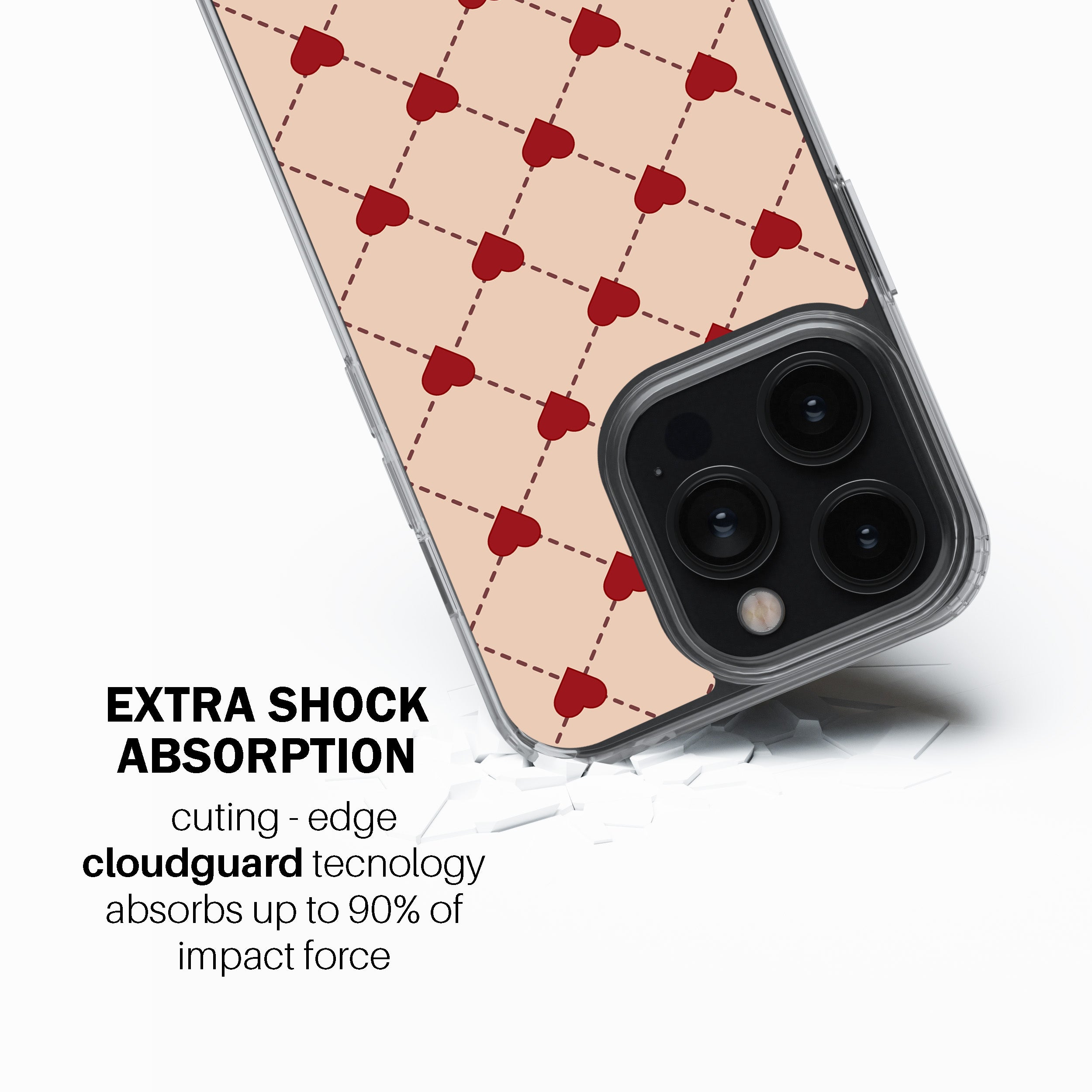 Vintage Red Pattern Phone Cover