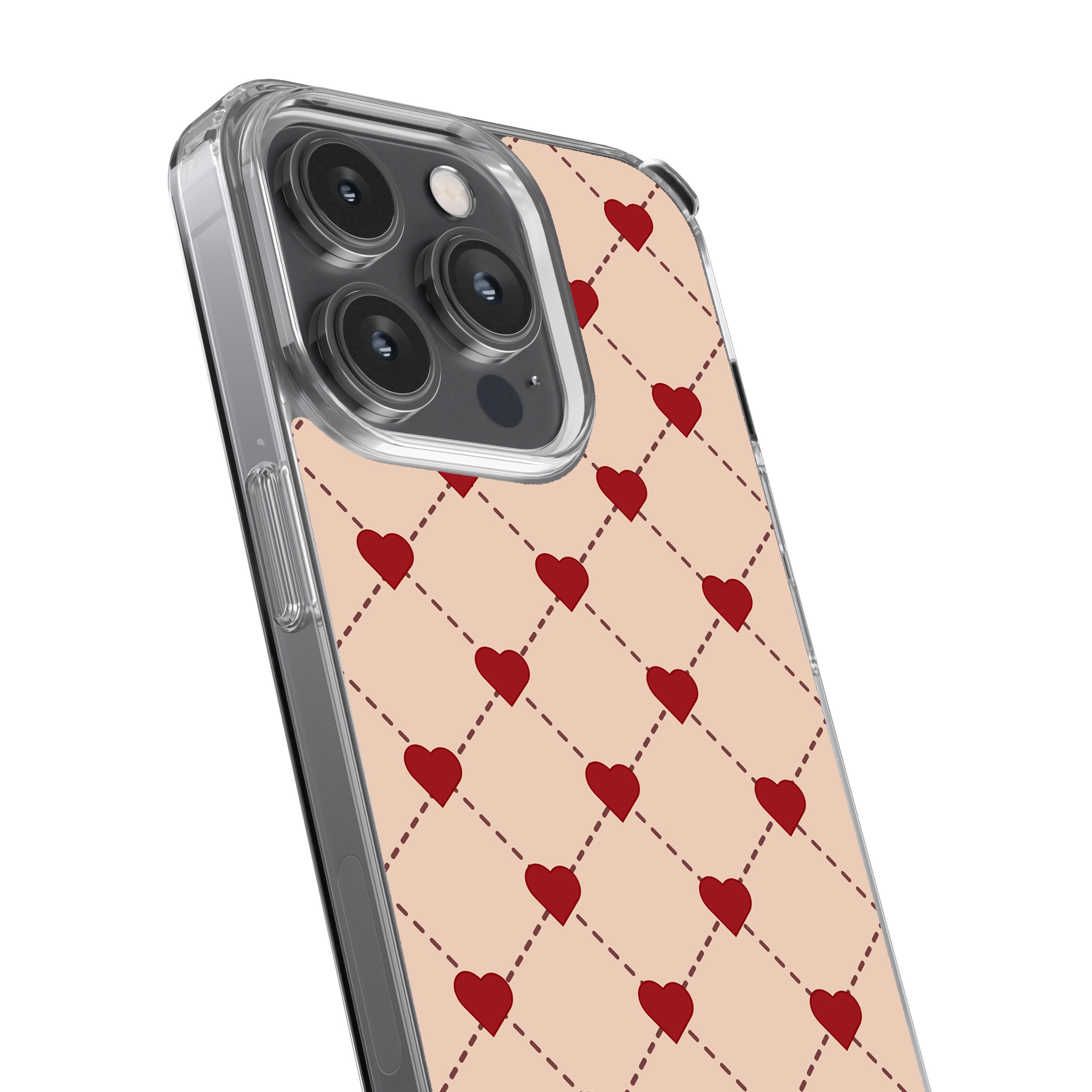 Vintage Red Pattern Phone Cover