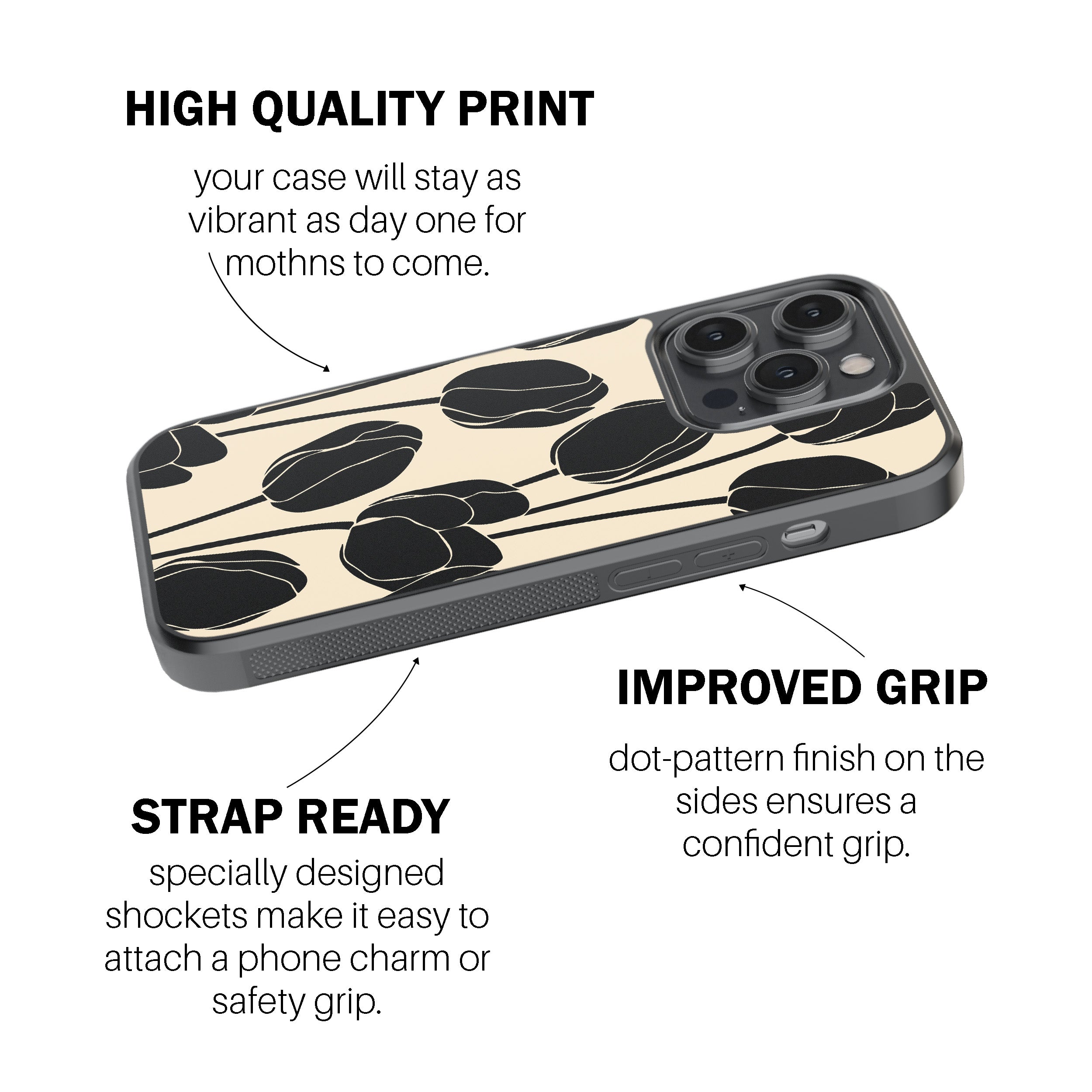 Bold Tulips Phone Cover