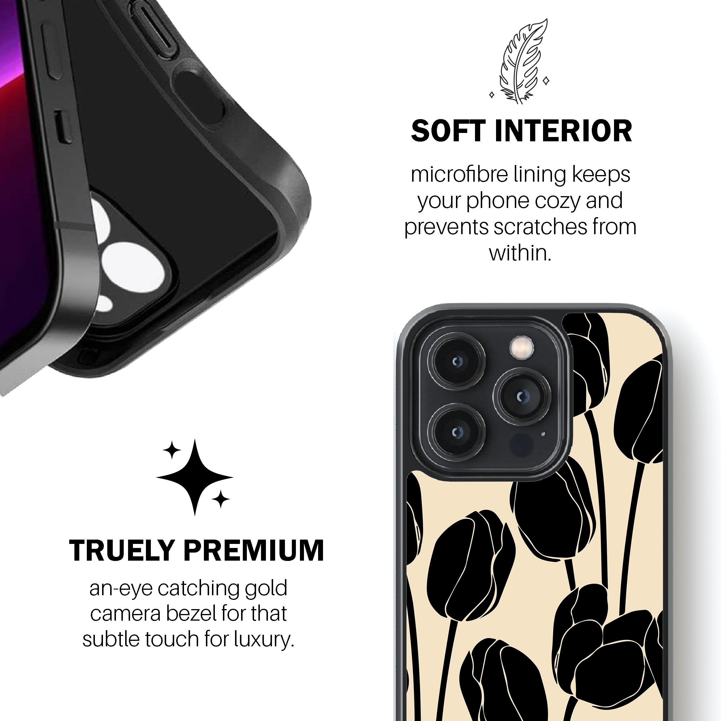 Bold Tulips Phone Cover