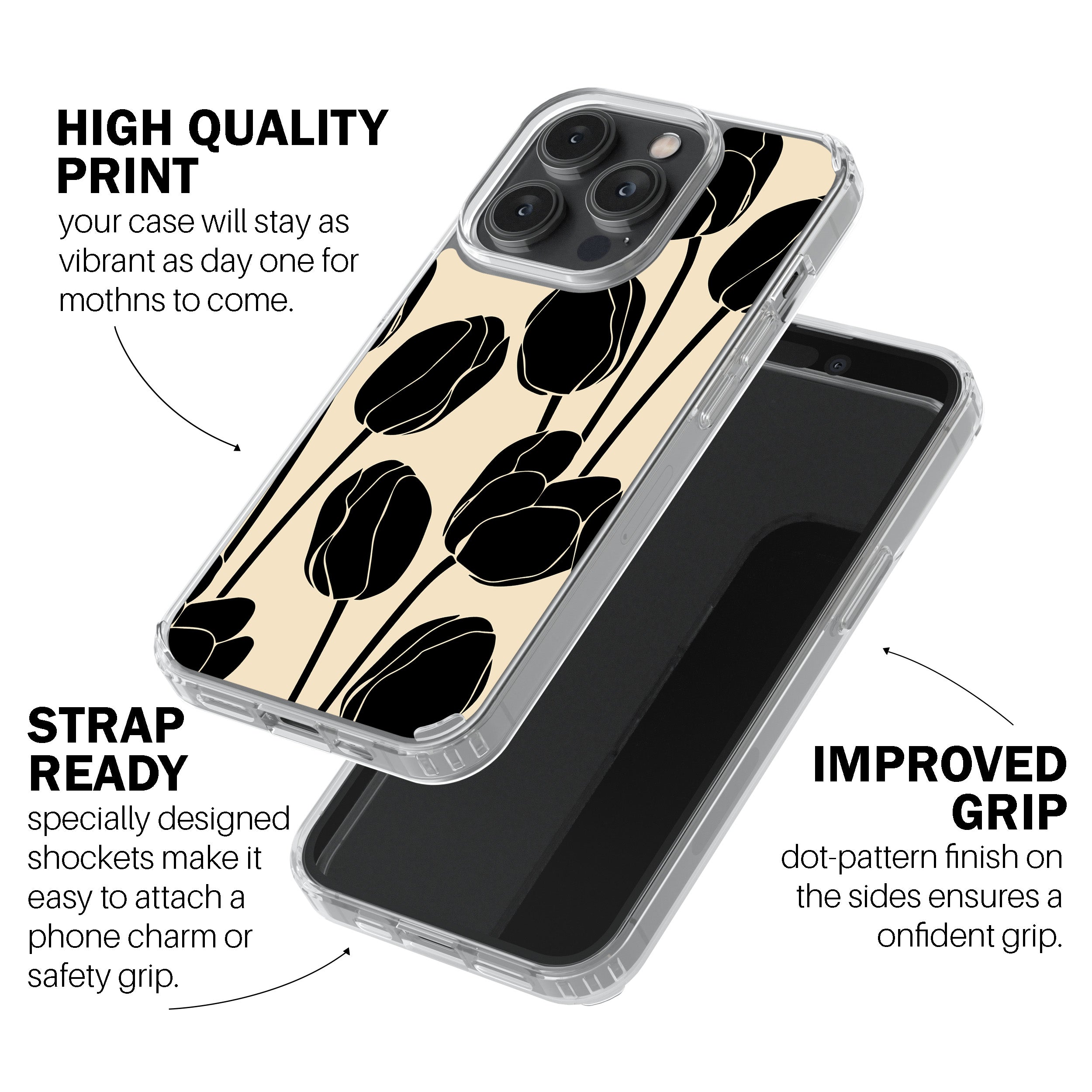 Bold Tulips Phone Cover