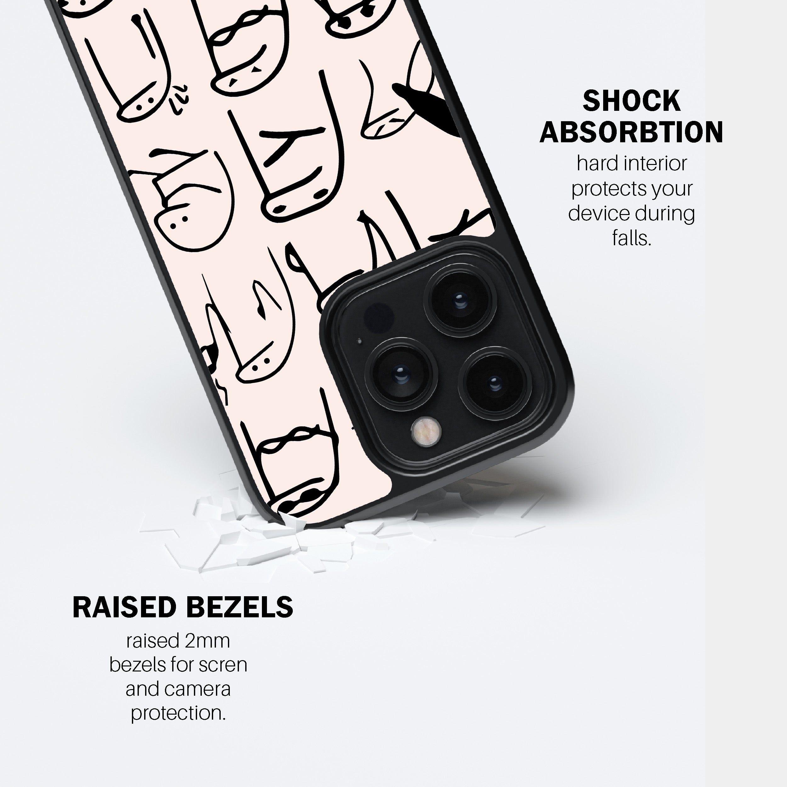 Quirky Faces Phone Cover