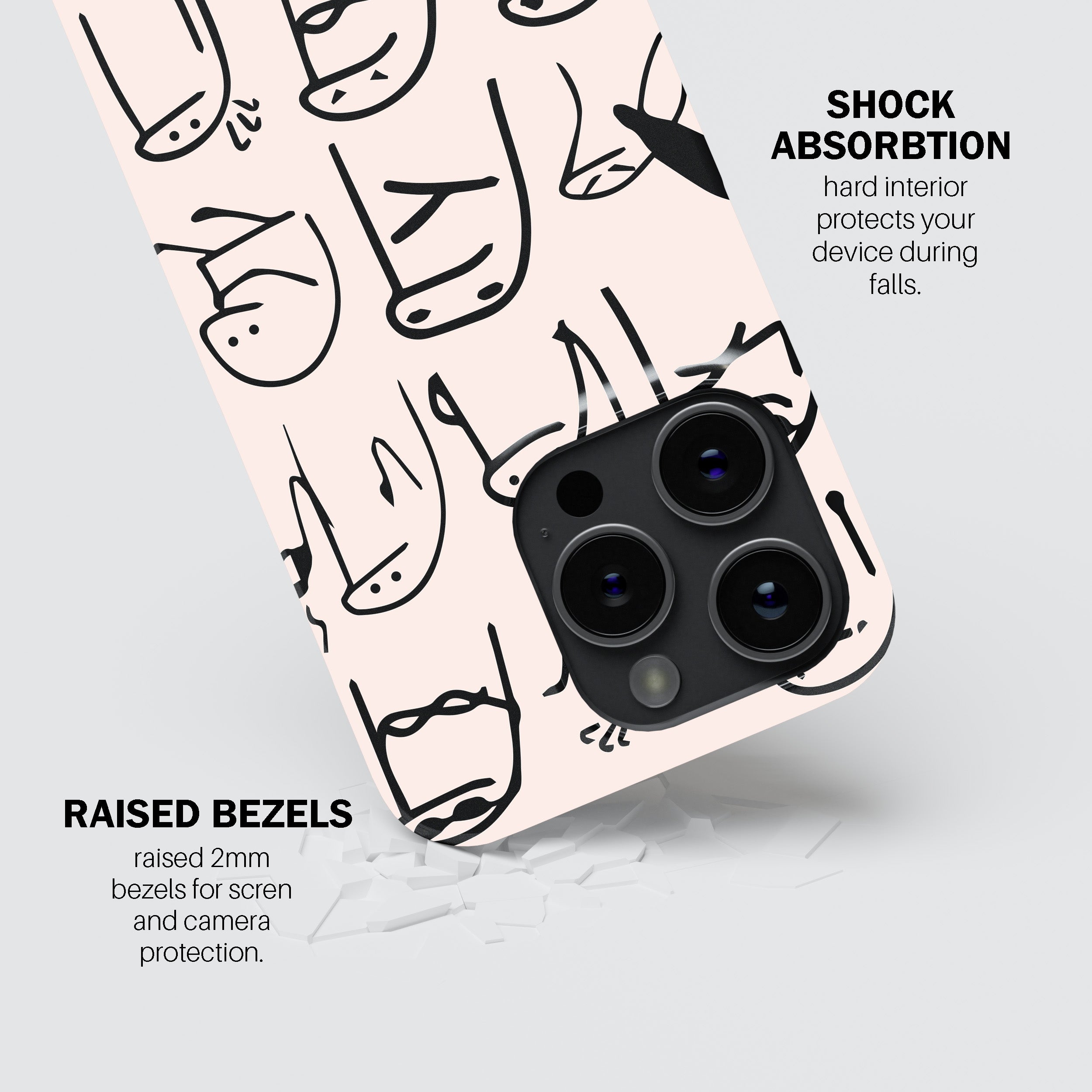 Quirky Faces Phone Cover