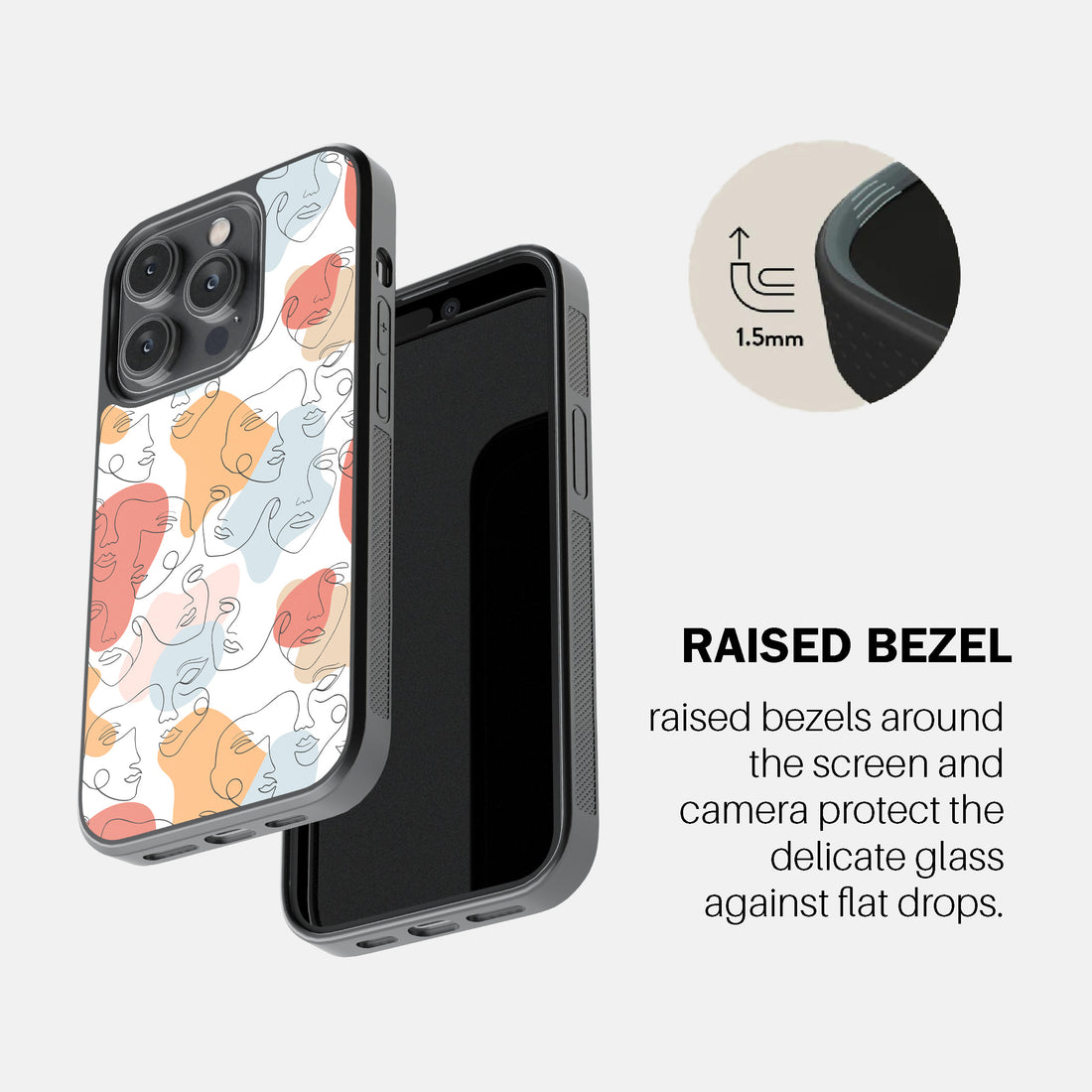 Abstract Feline Art Phone Cover
