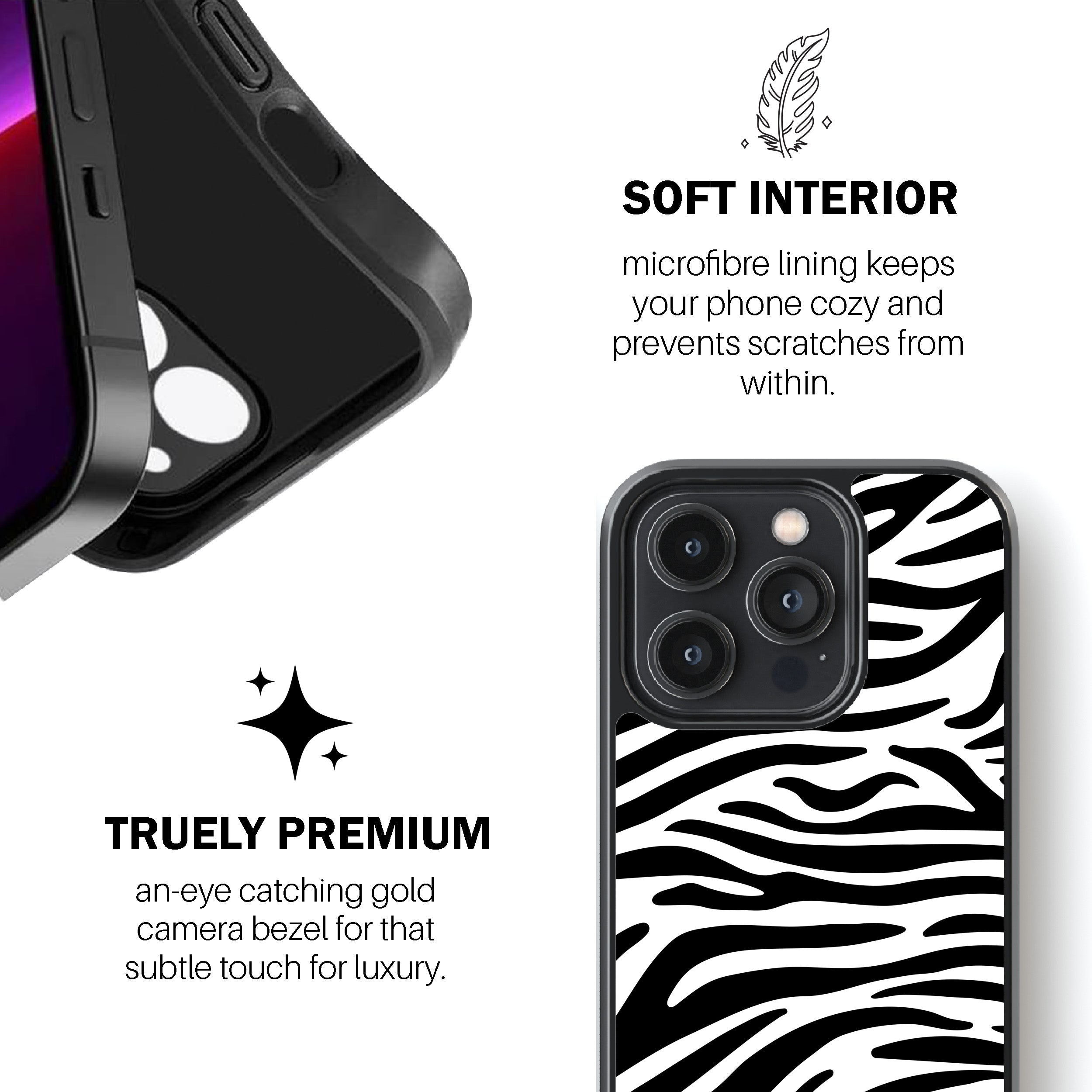 Zebra Vibes Phone Cover