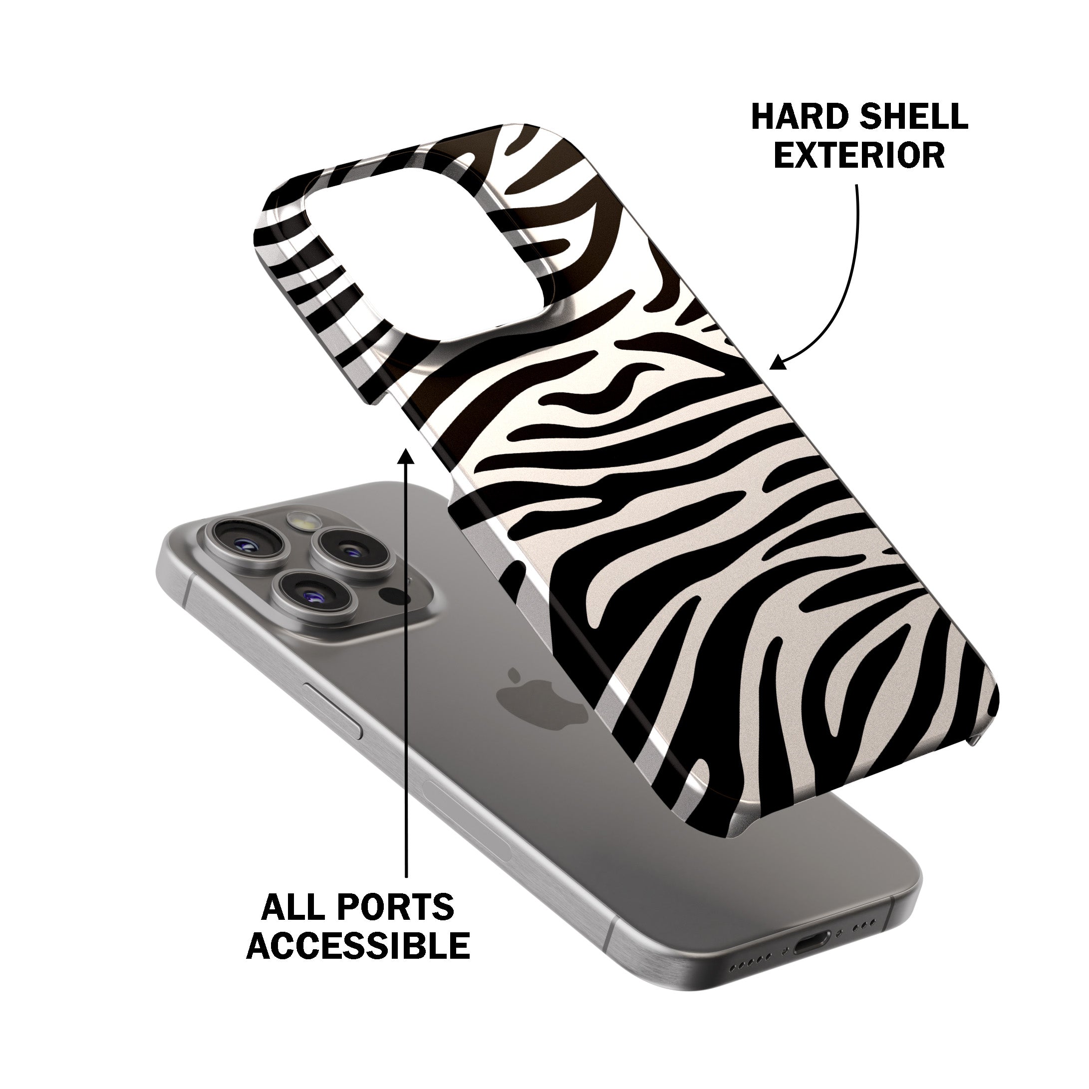 Zebra Vibes Phone Cover
