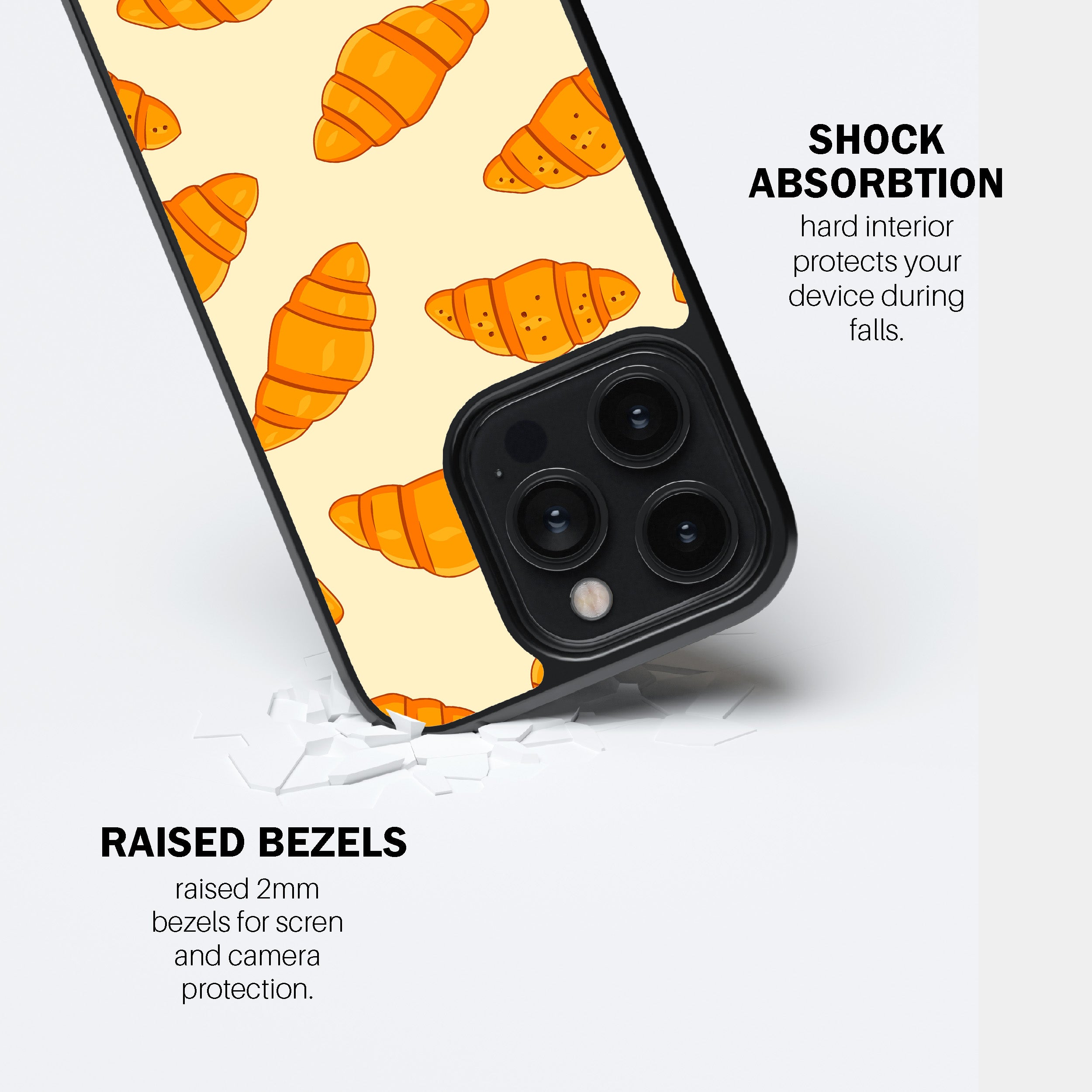 Croissant Craze Phone Cover
