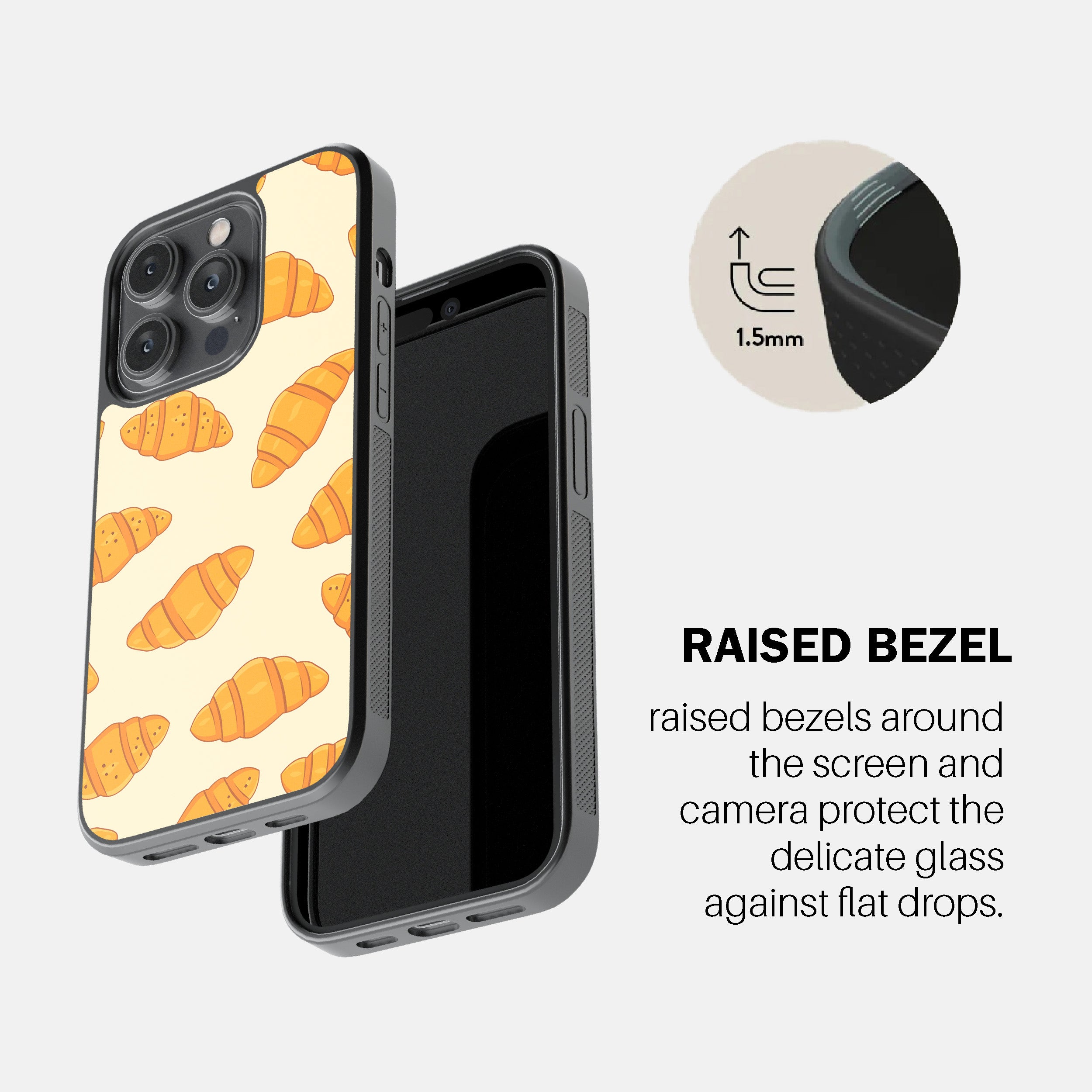 Croissant Craze Phone Cover