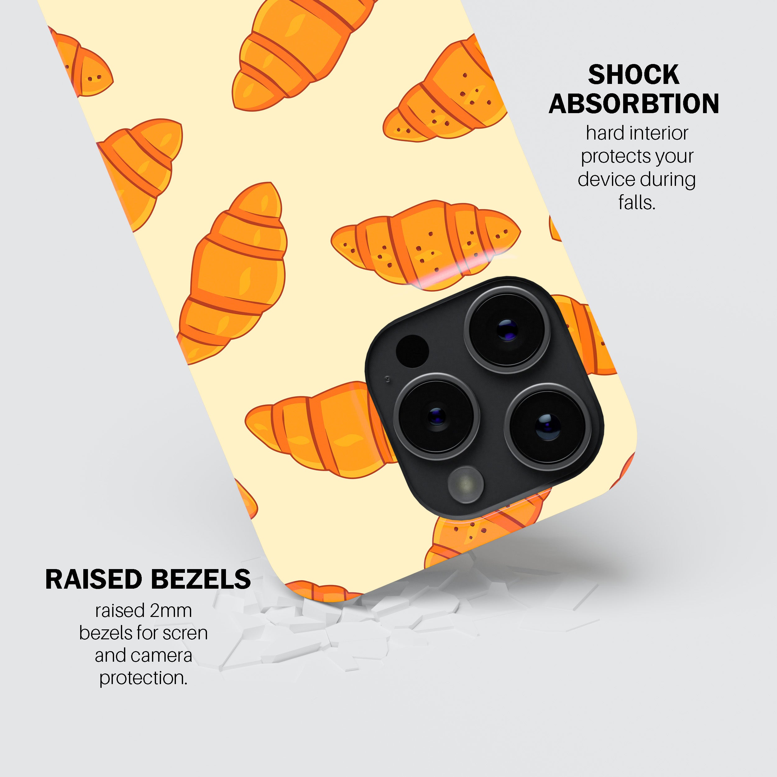 Croissant Craze Phone Cover