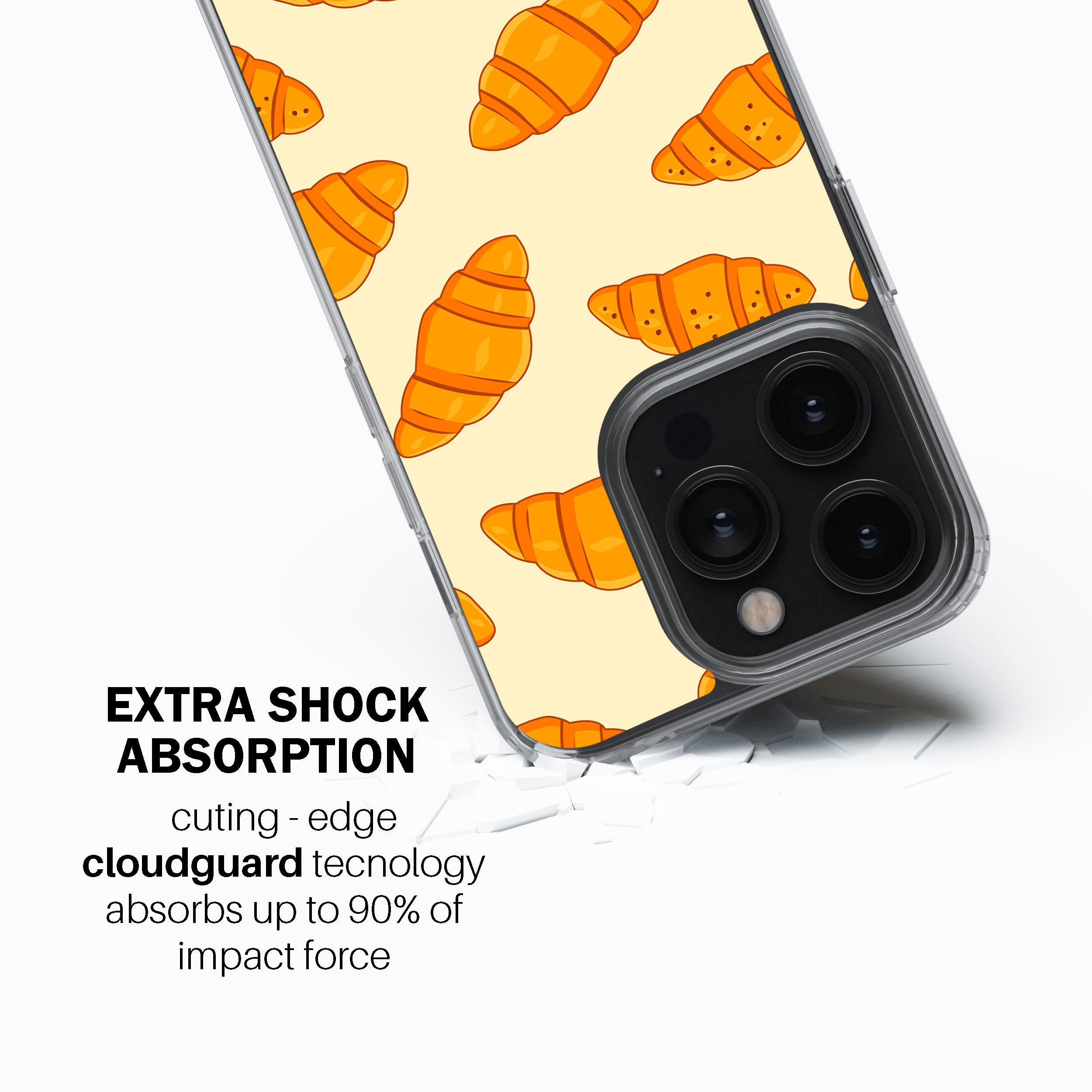 Croissant Craze Phone Cover