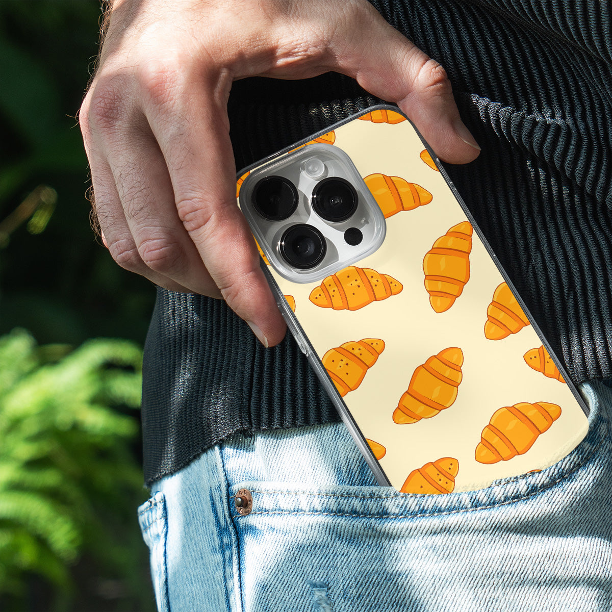 Croissant Craze Phone Cover