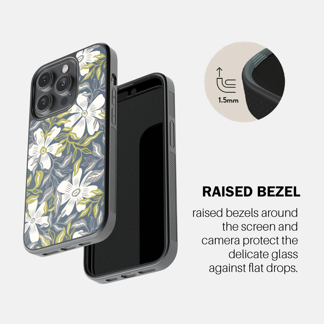 Botanical Blue Bloom Phone Cover