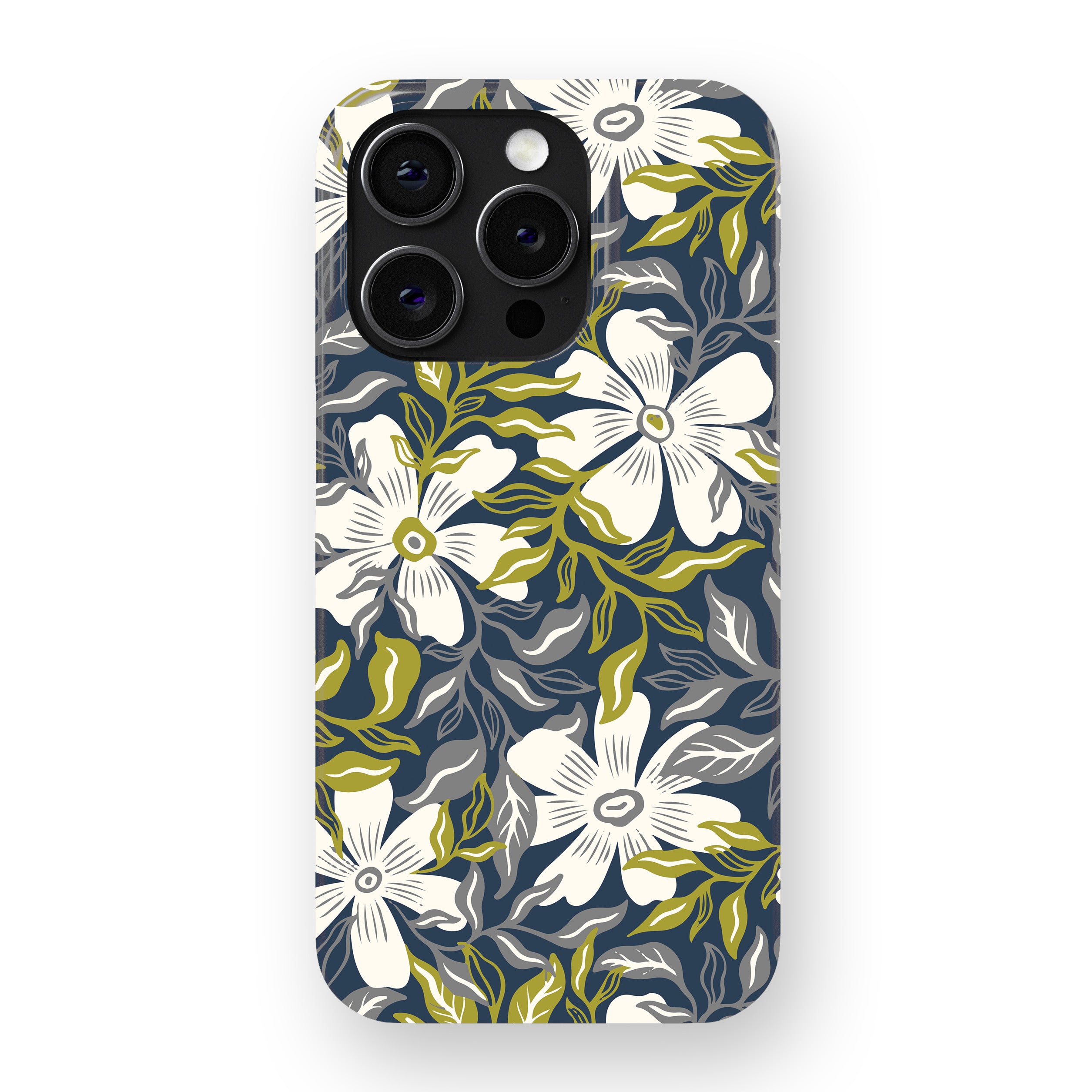 Botanical Blue Bloom Phone Cover