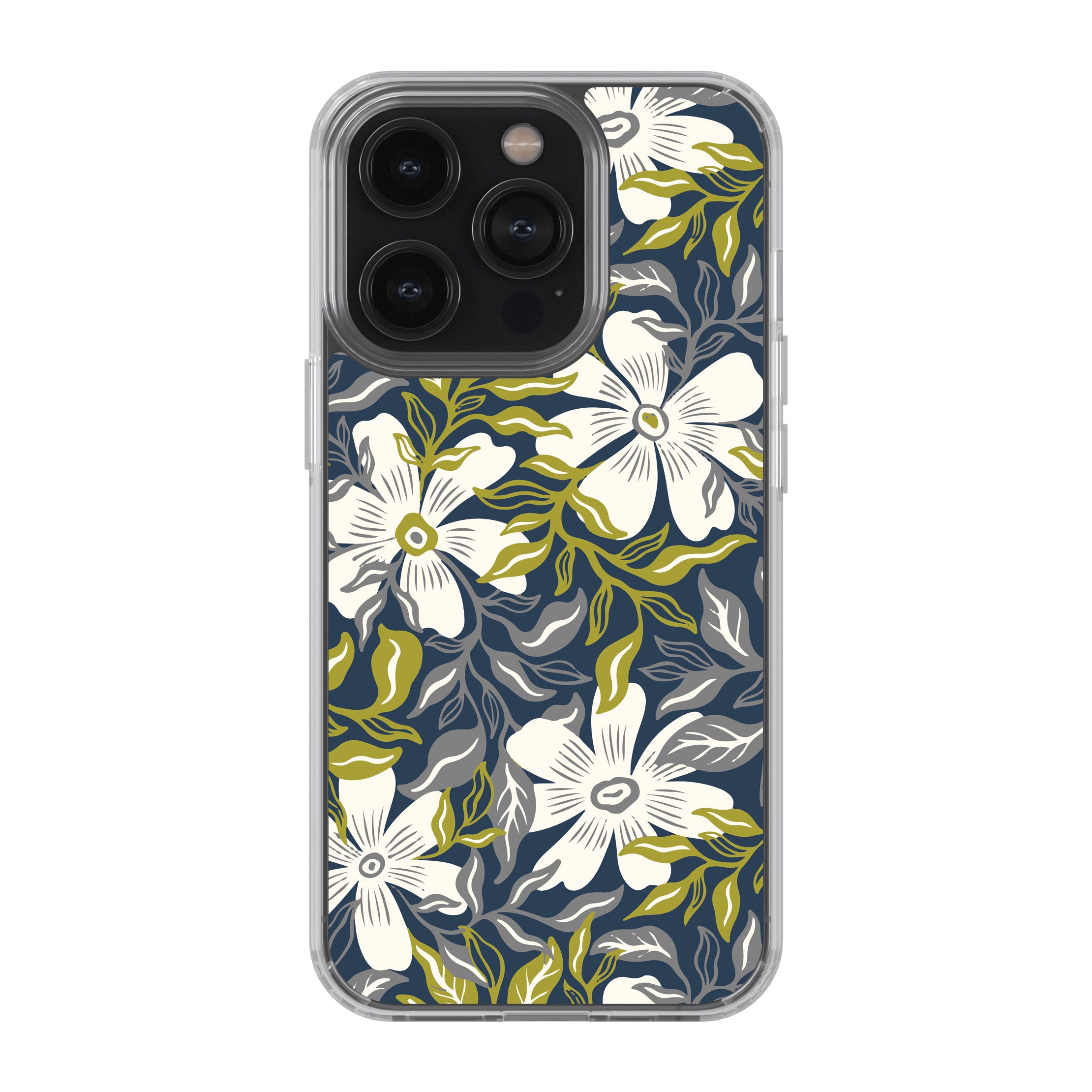 Botanical Blue Bloom Phone Cover