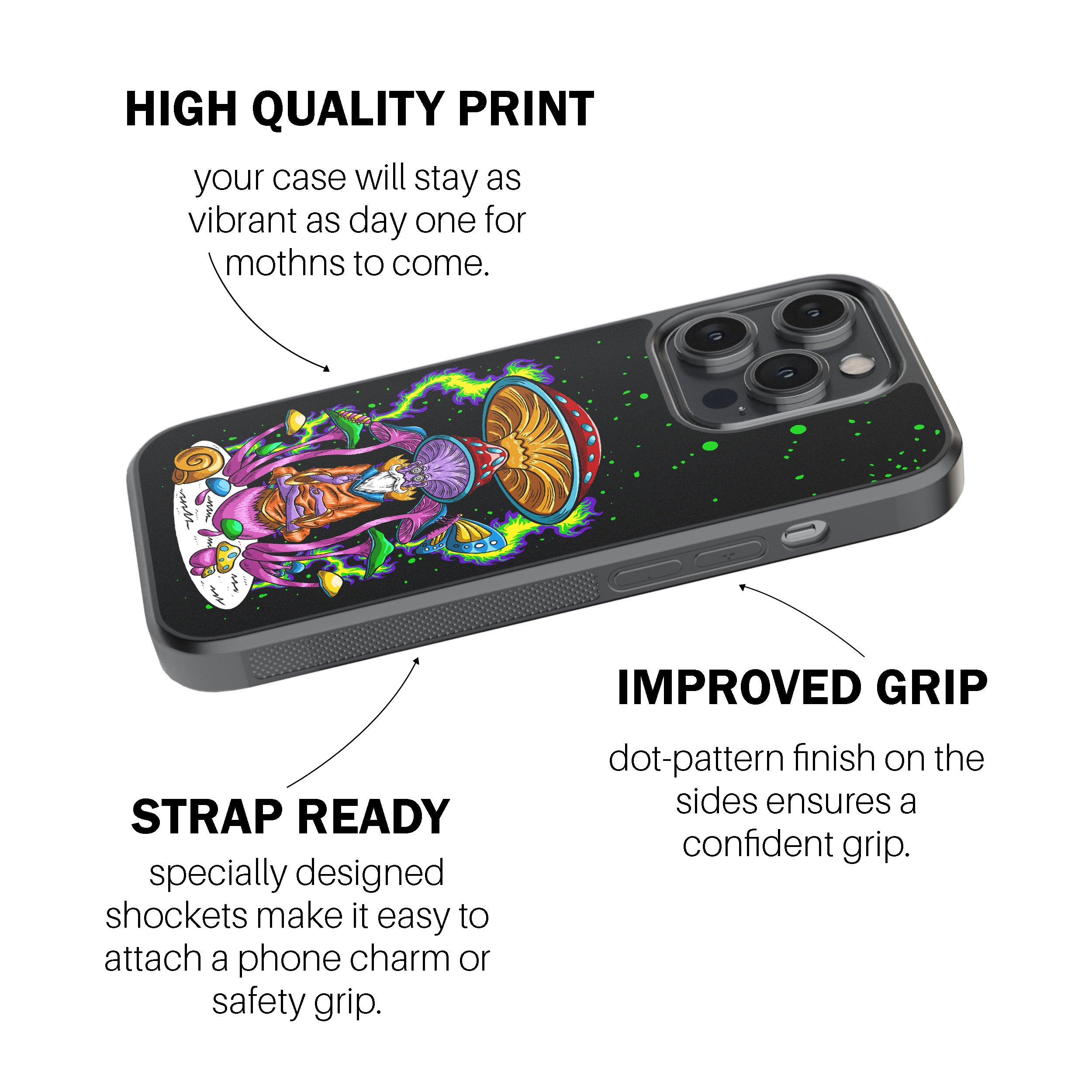 Psychedelic Wizard –Phone Cover