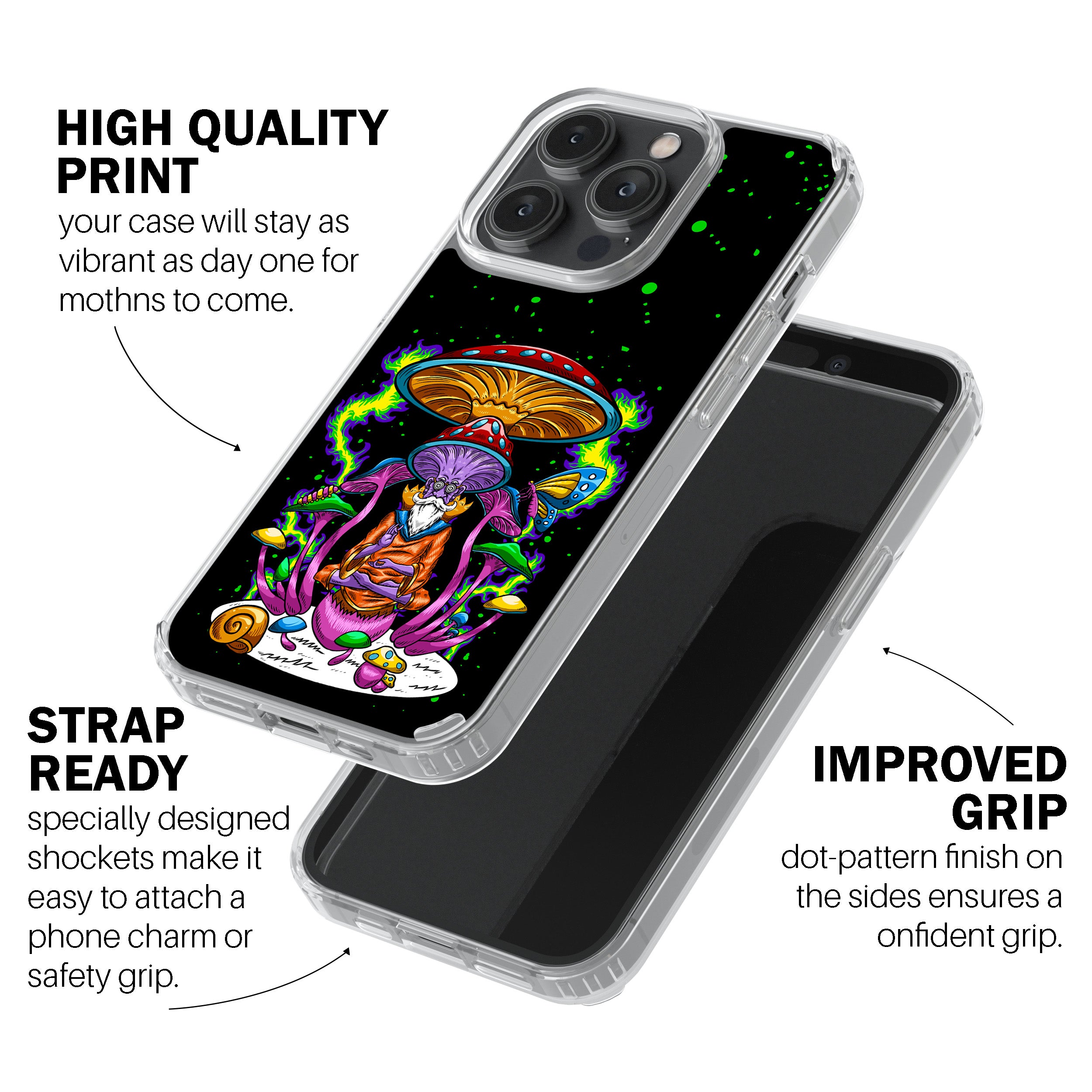 Psychedelic Wizard –Phone Cover