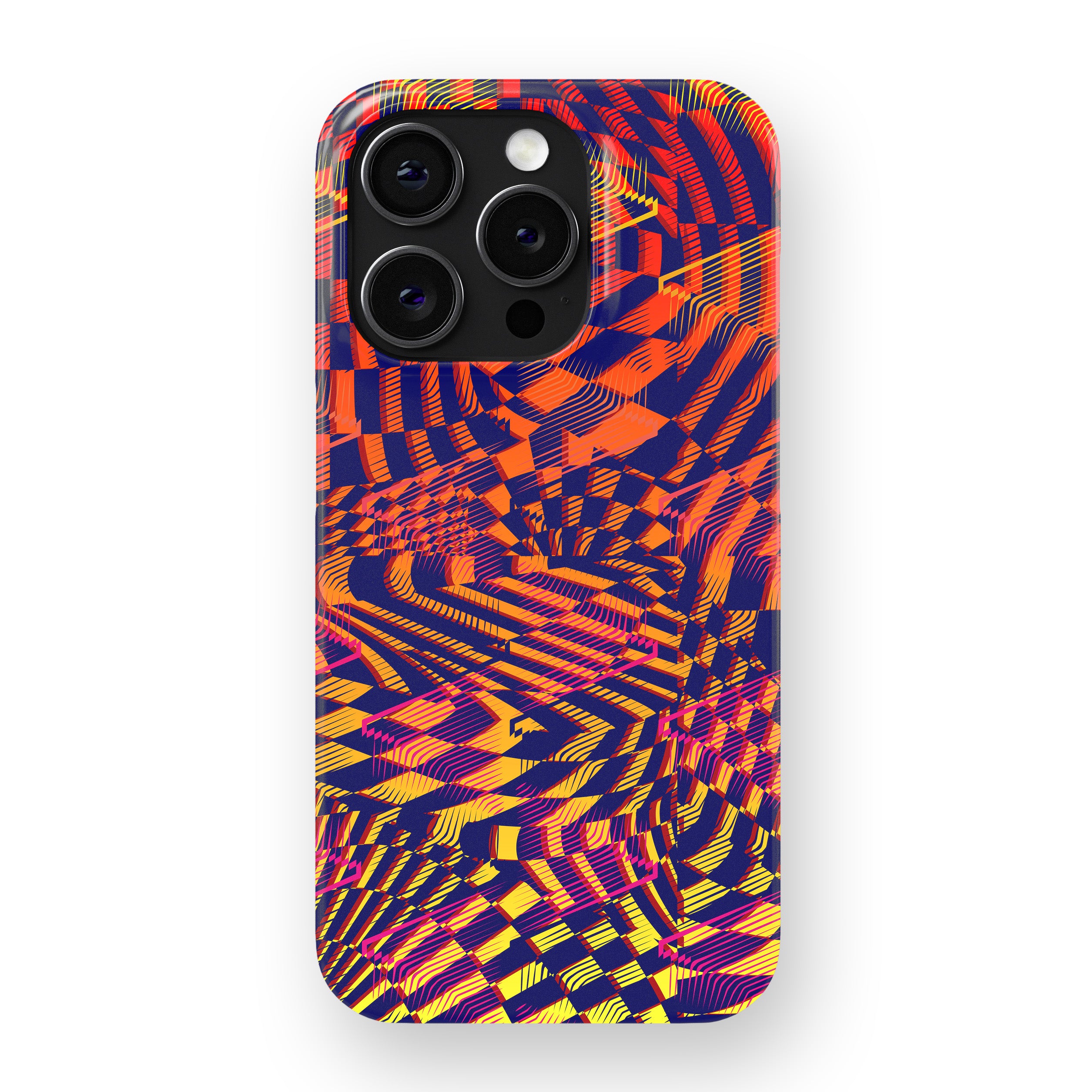 Trippy Grid Illusion Phone Cover