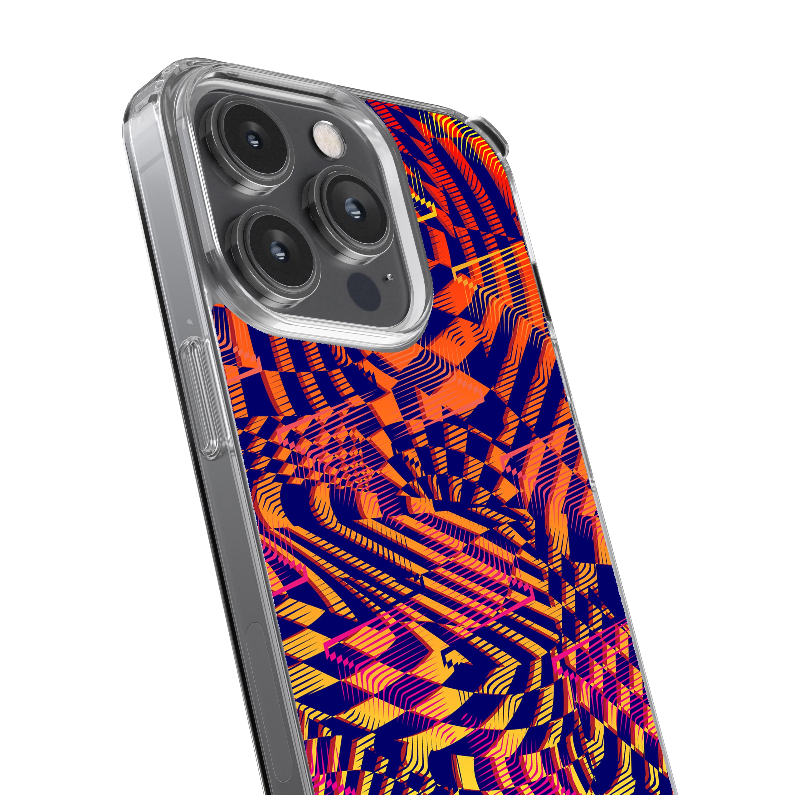 Trippy Grid Illusion Phone Cover