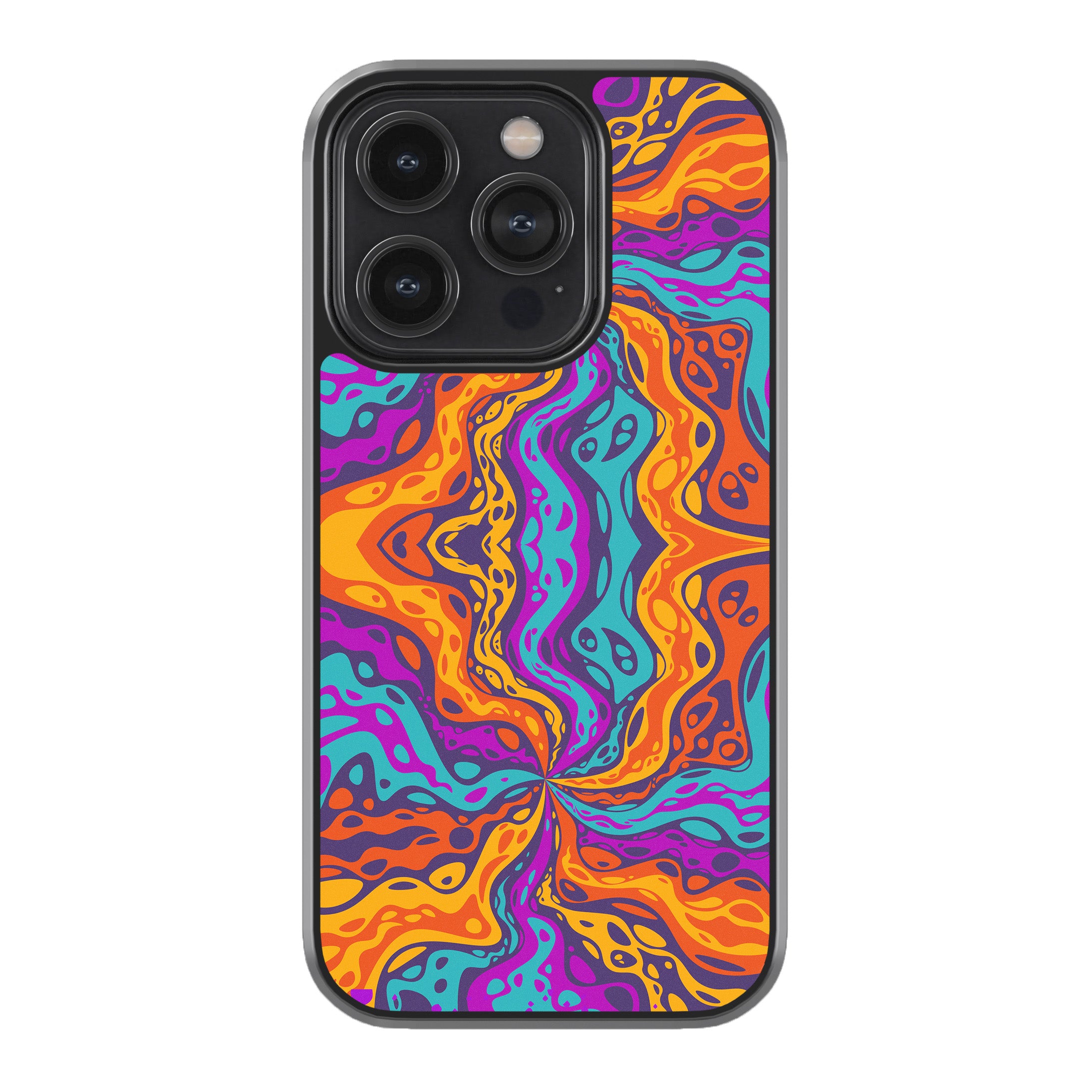 Lava Wave Swirl Phone Cover