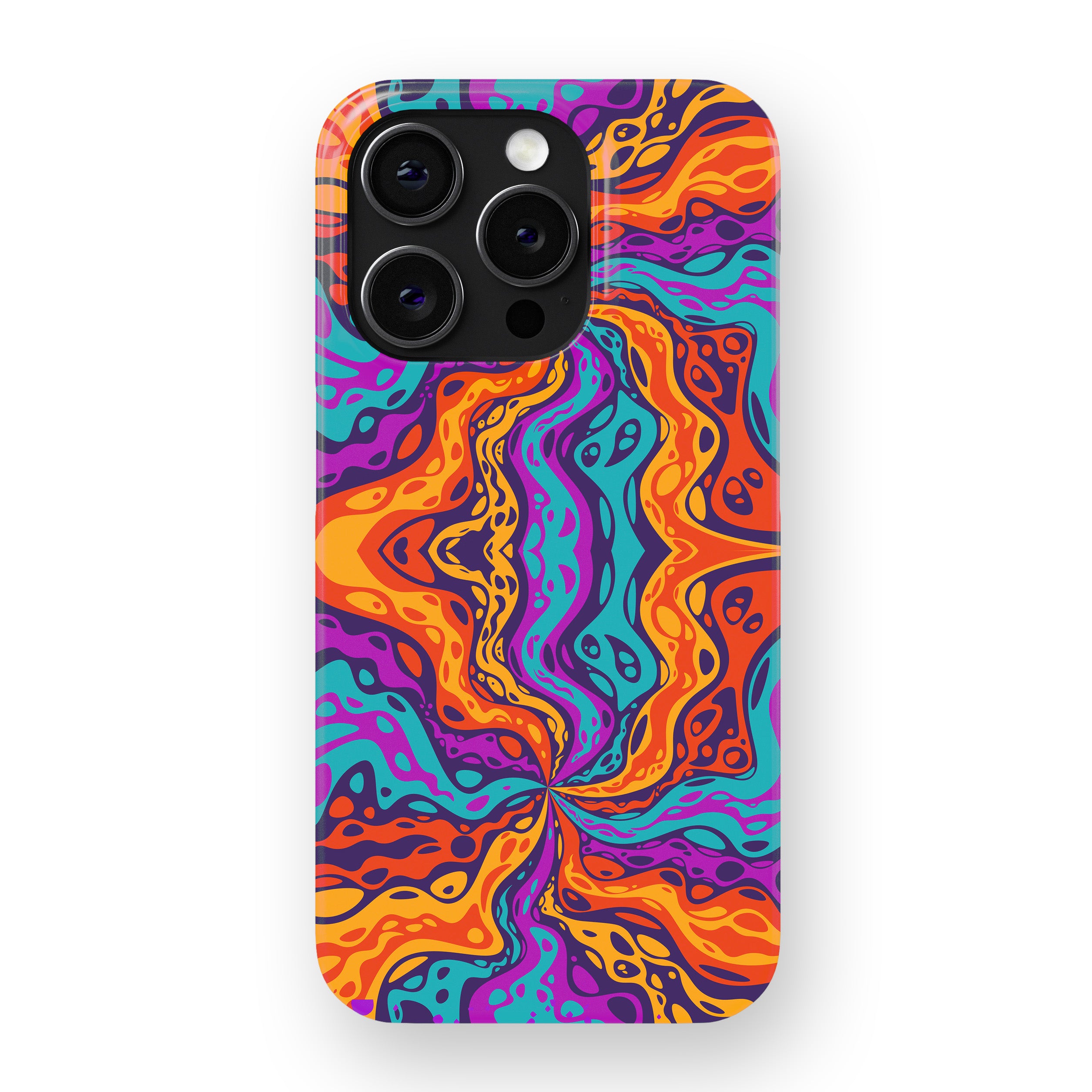 Lava Wave Swirl Phone Cover