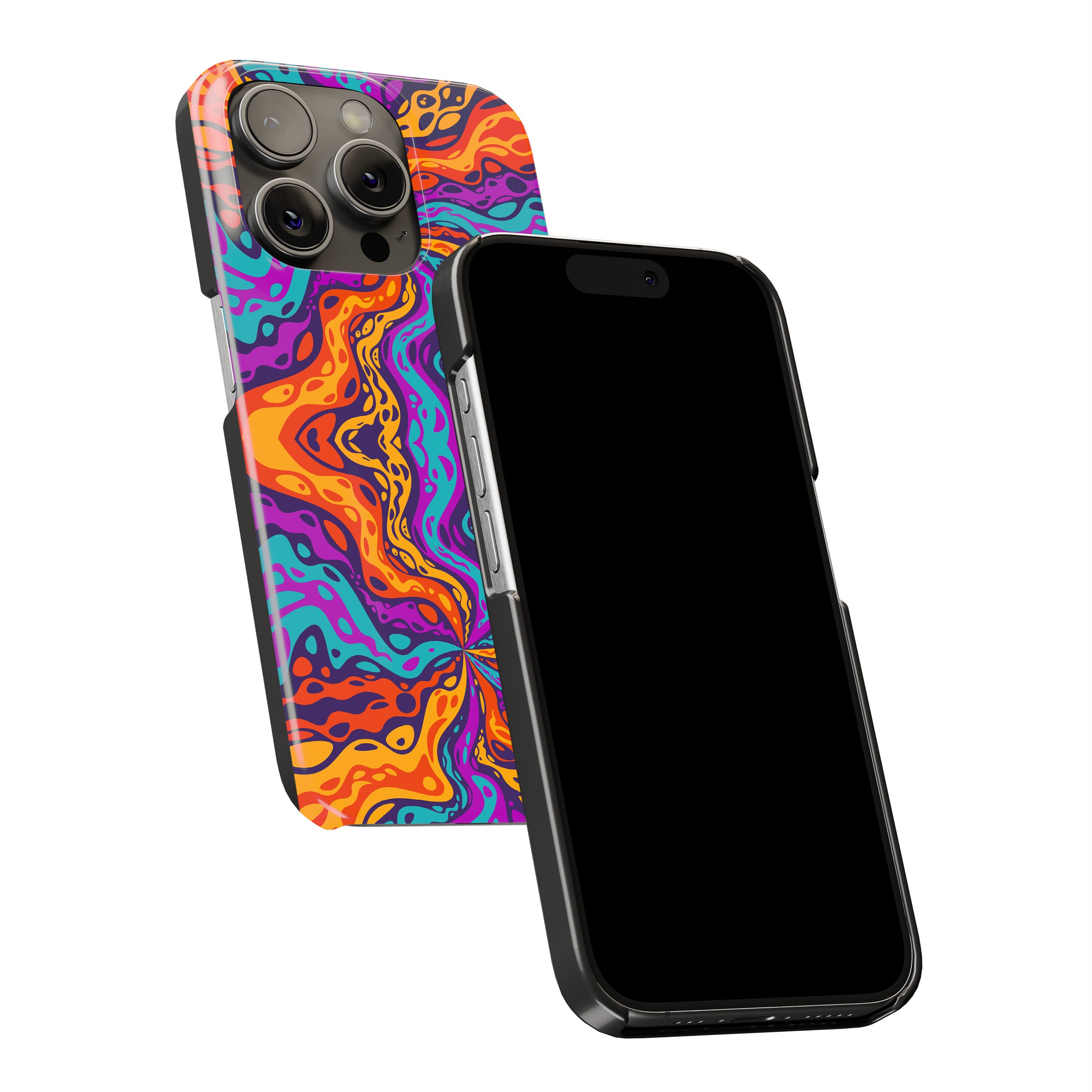 Lava Wave Swirl Phone Cover