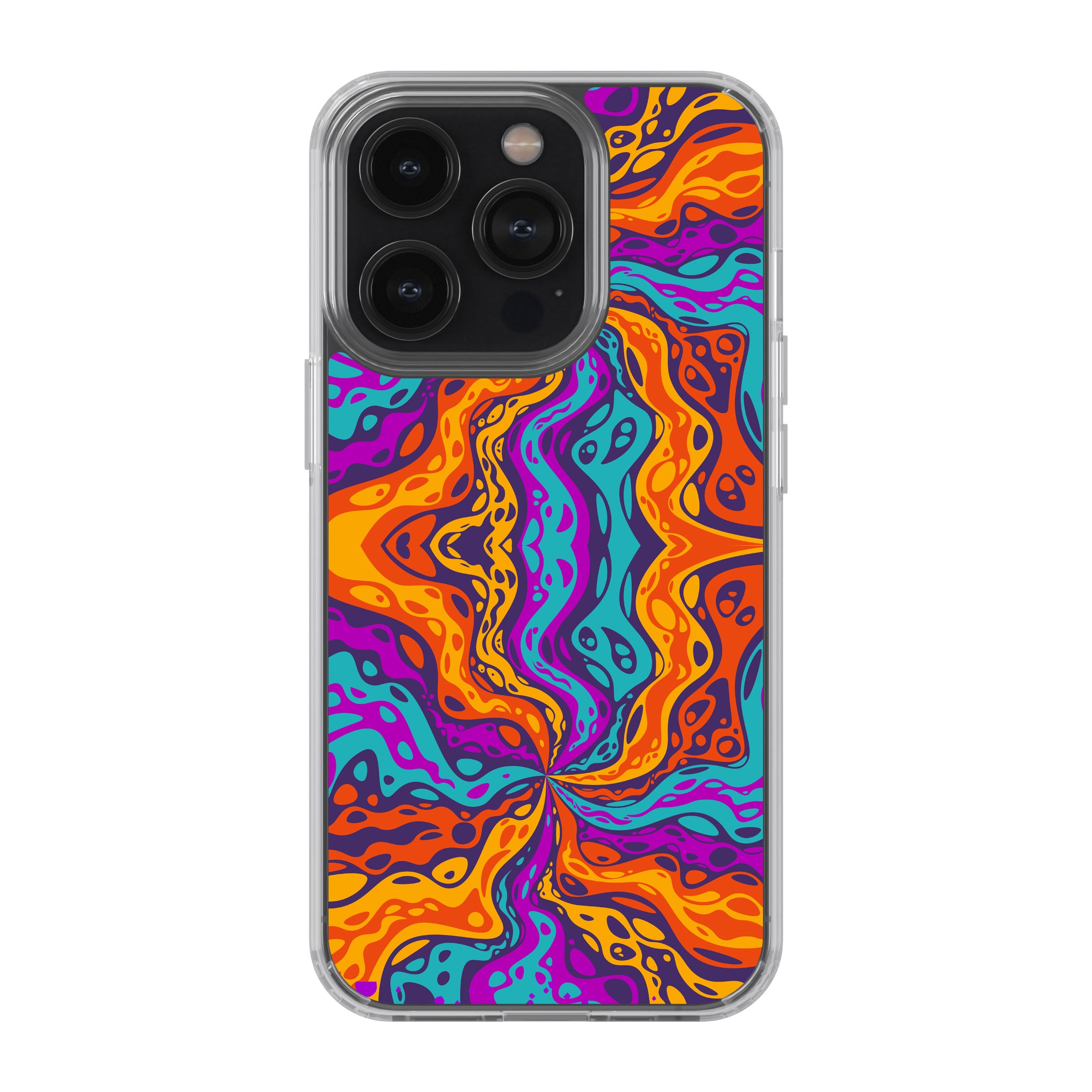 Lava Wave Swirl Phone Cover