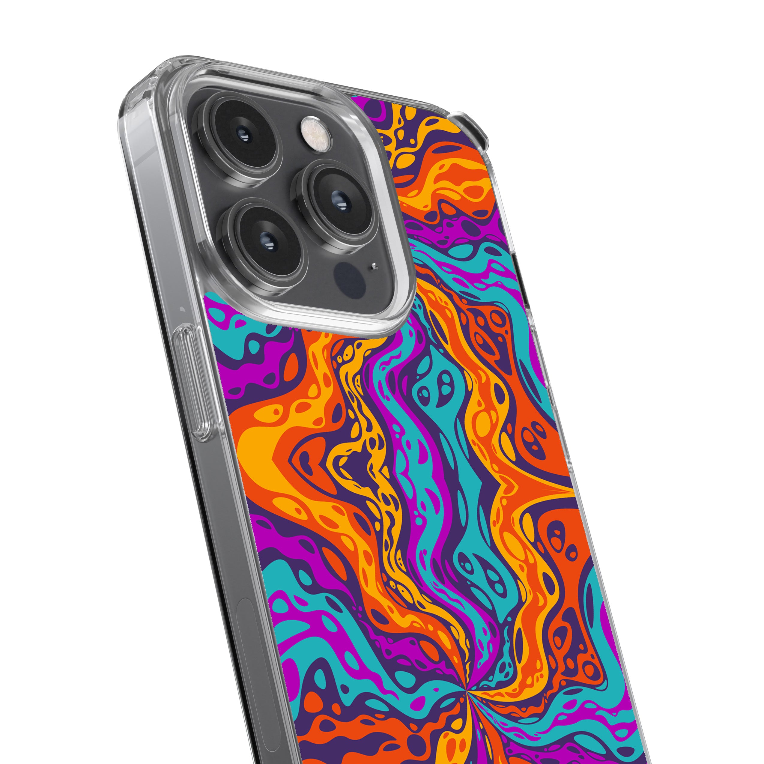 Lava Wave Swirl Phone Cover