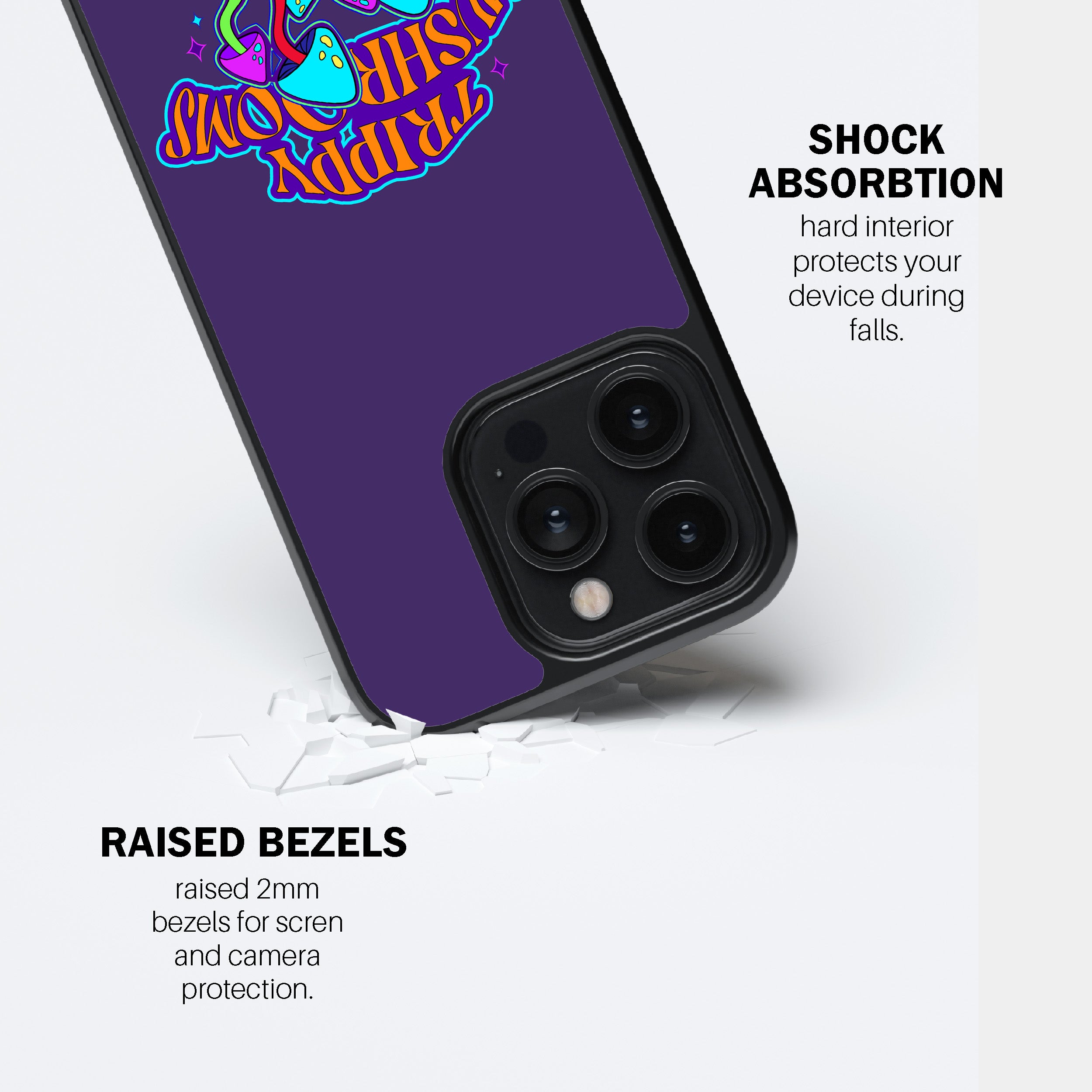 Trippy Mushrooms Phone Cover